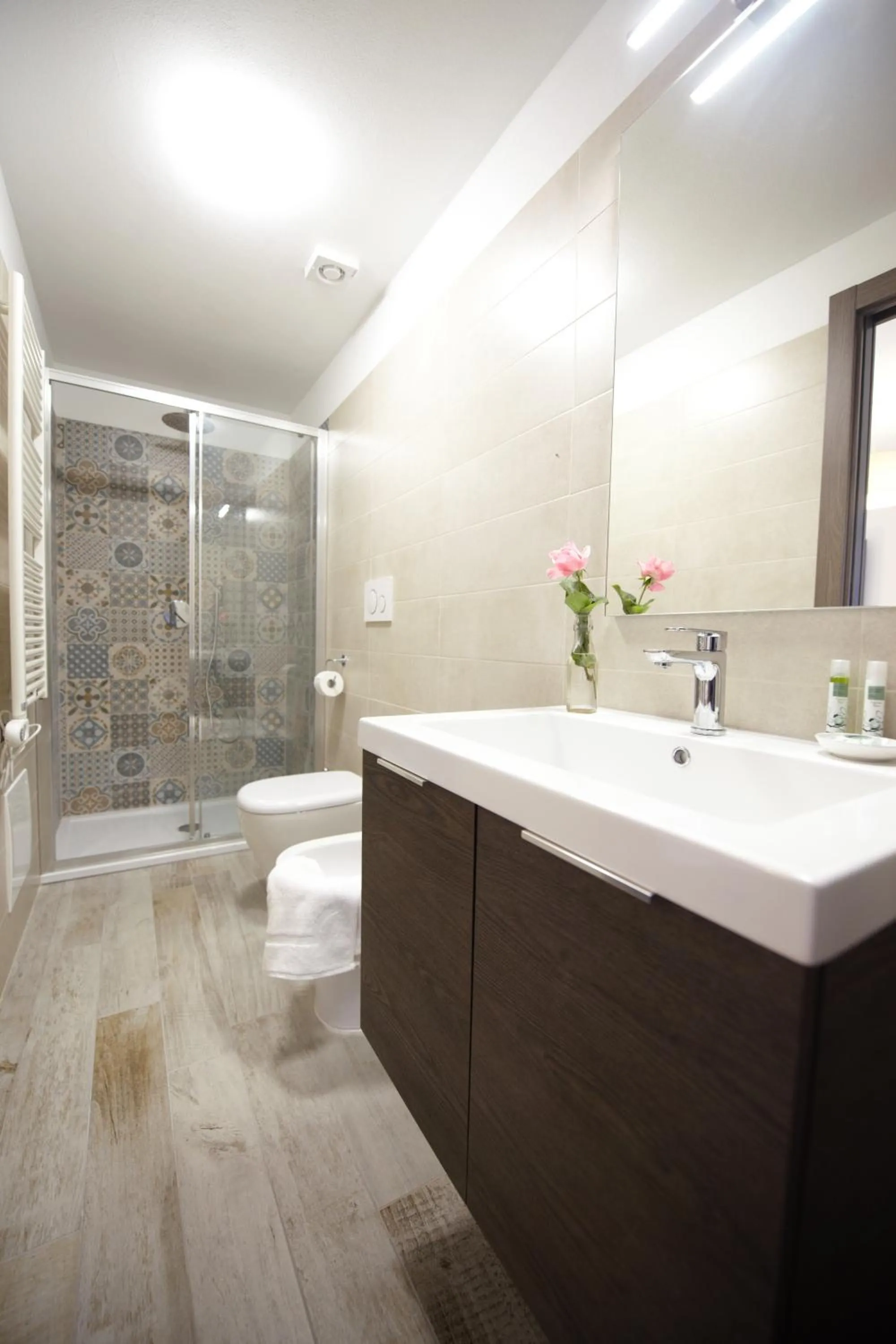 Shower in Cascina Cortese