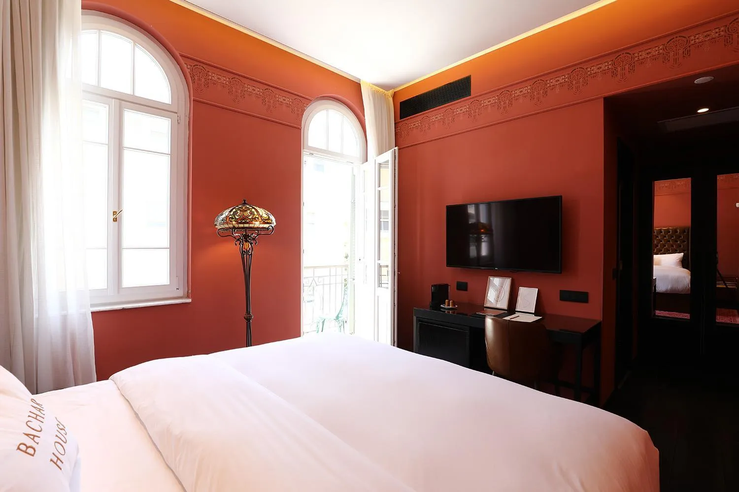 Bedroom, Bed in Bachar House