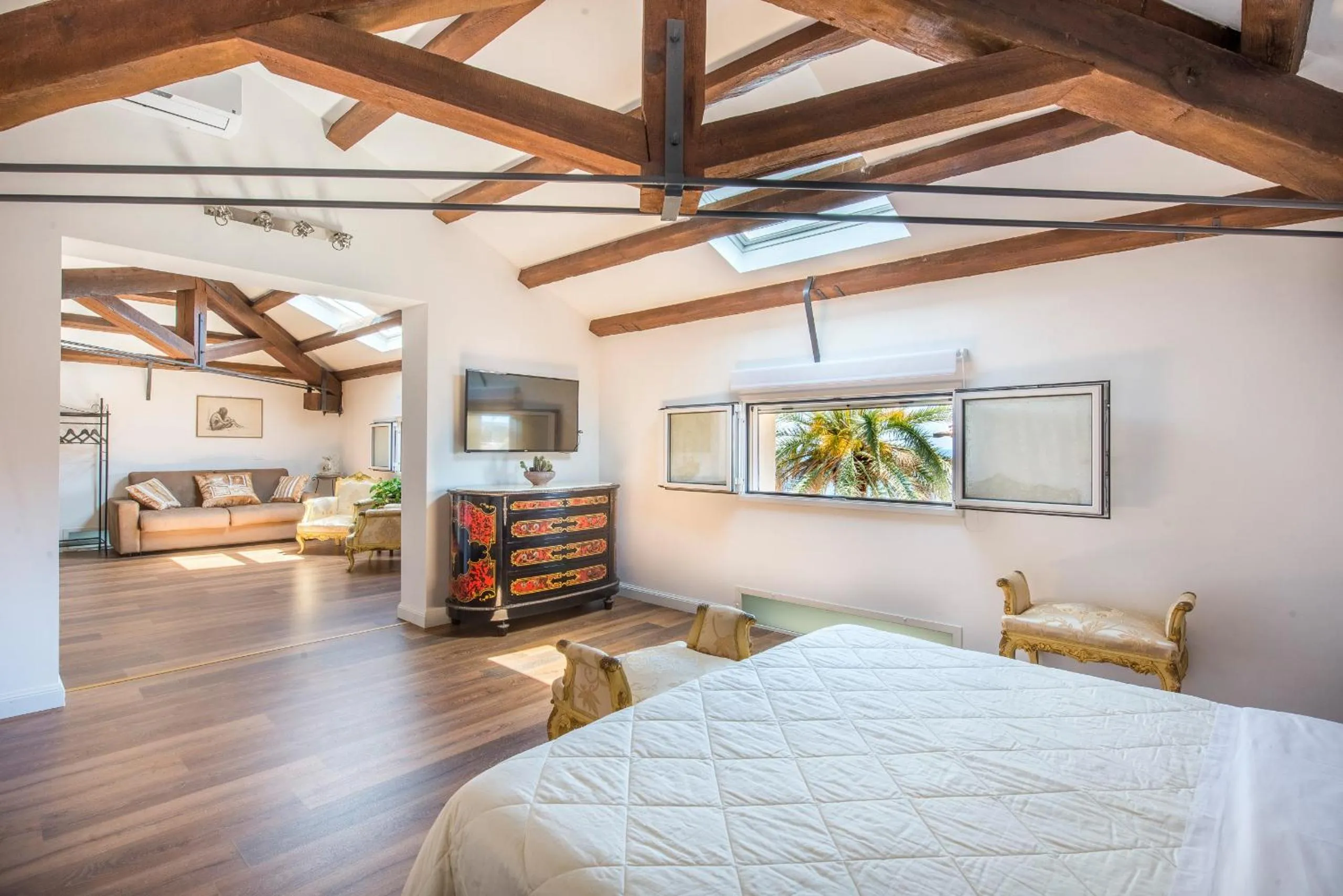 Bedroom, Bed in B&B Villa Liberty sul mare