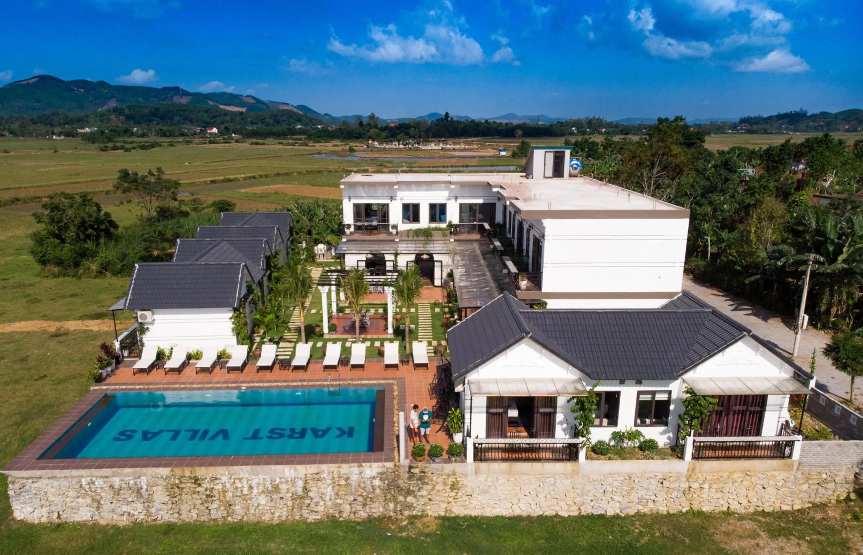 Bird's eye view in Karst Villas Phong Nha