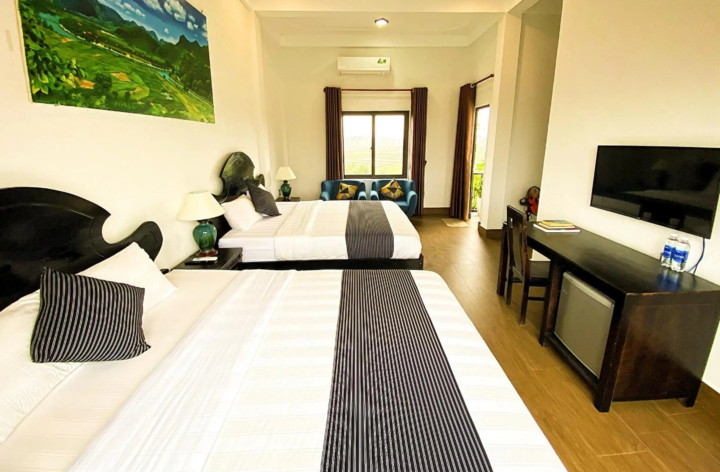 Bed in Karst Villas Phong Nha