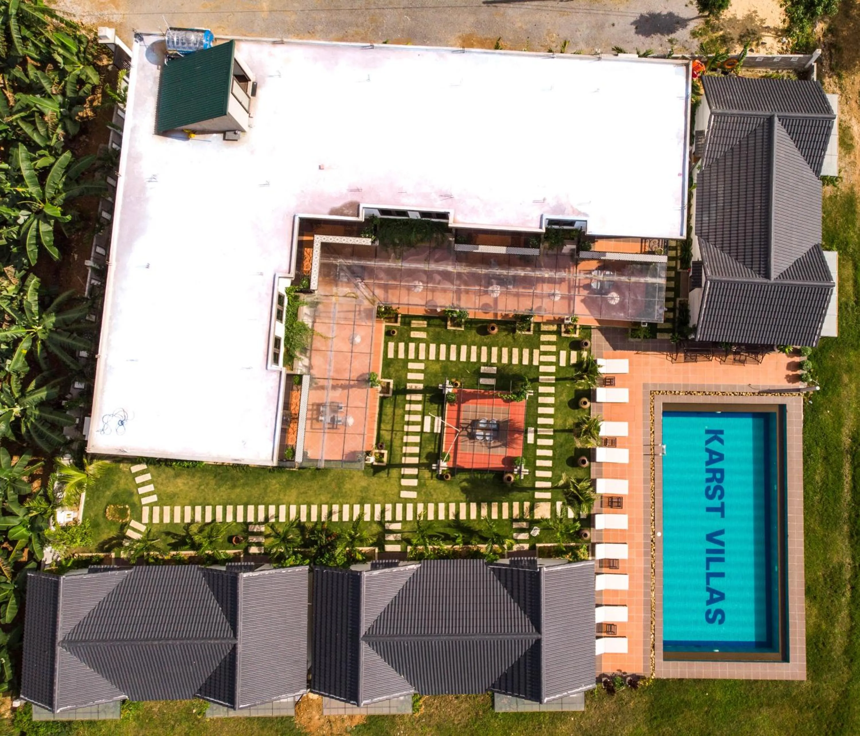 Bird's eye view in Karst Villas Phong Nha