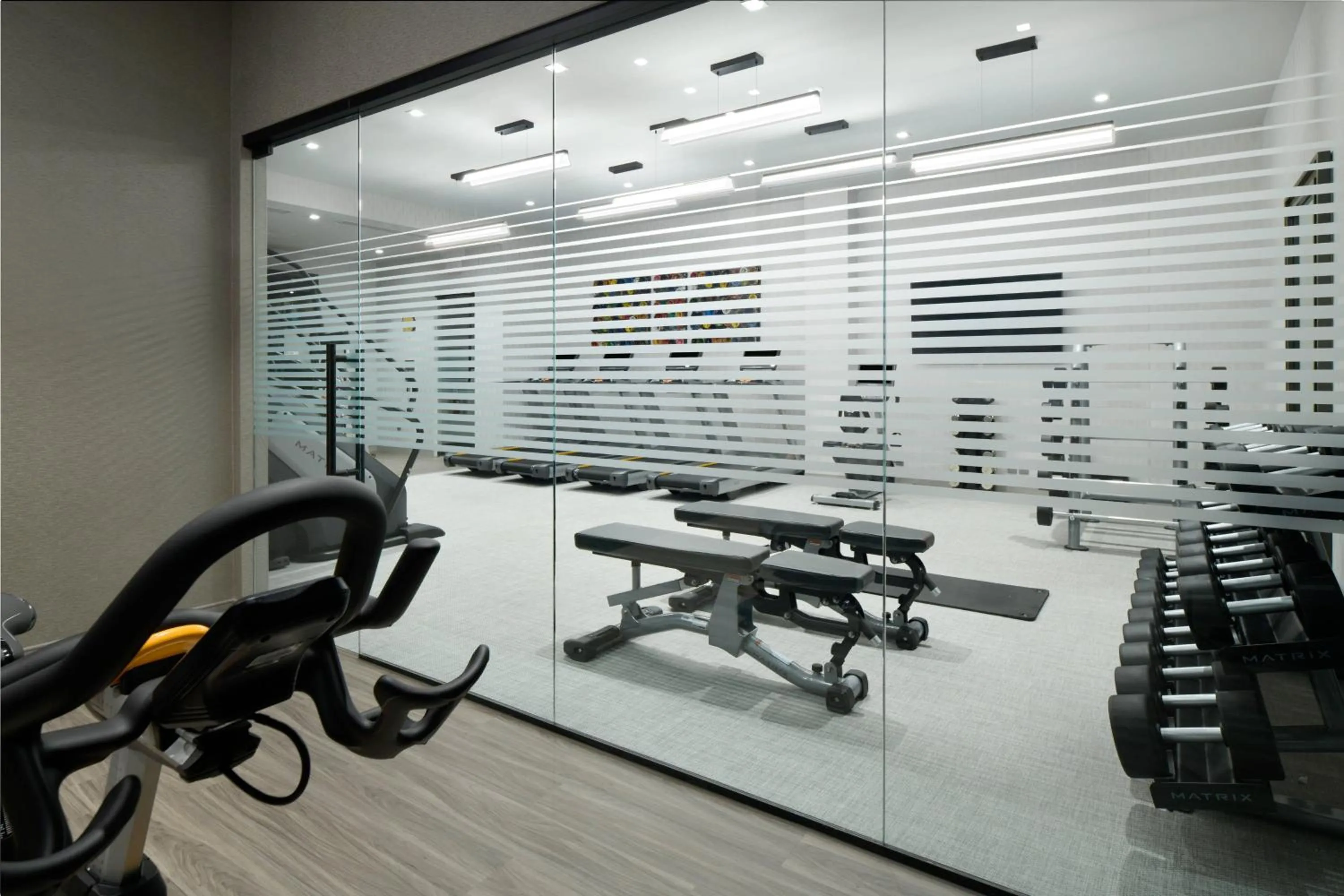 Fitness centre/facilities in AC Hotel by Marriott Portsmouth Downtown/Waterfront