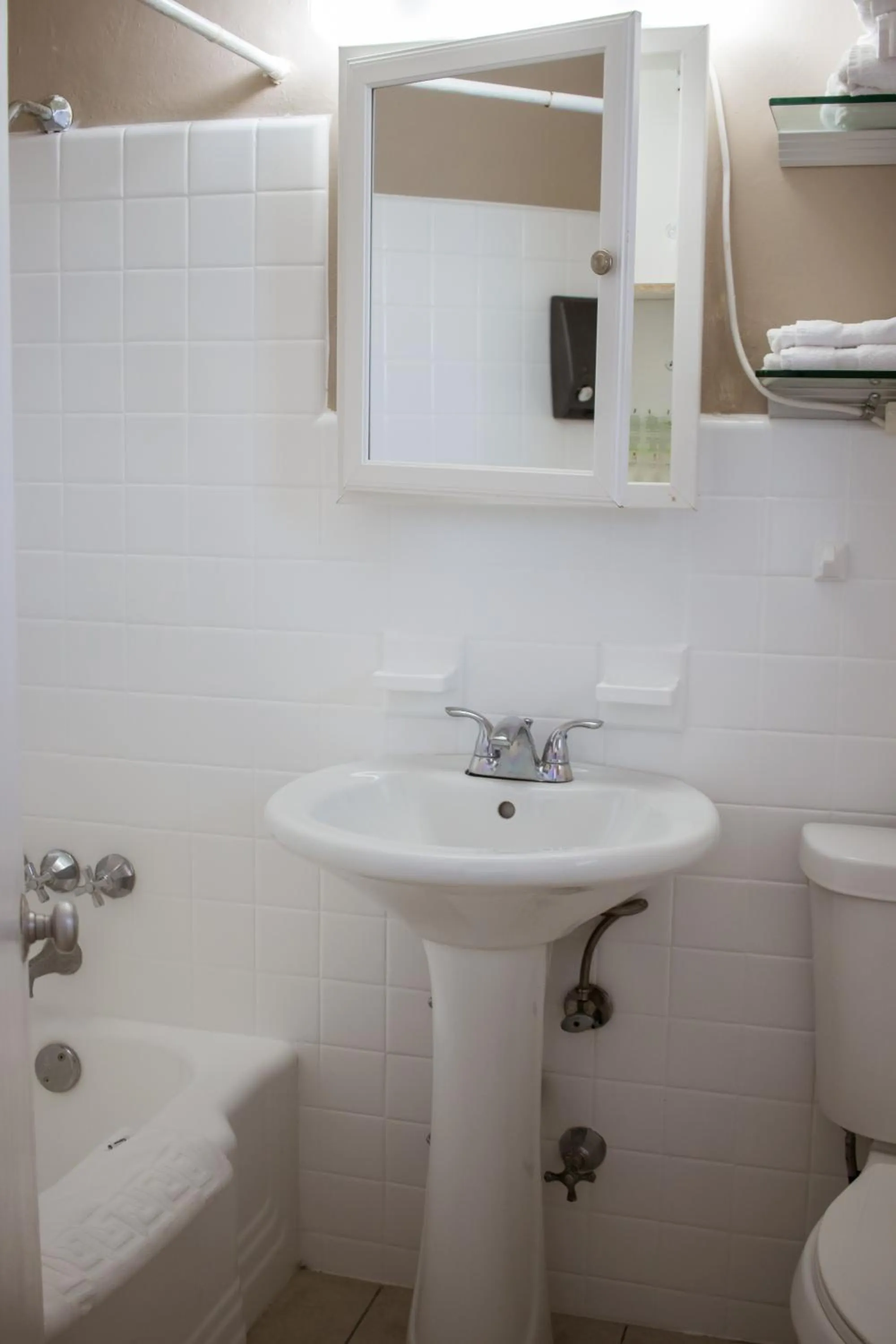 Bathroom in Riptide Oceanfront Hotel
