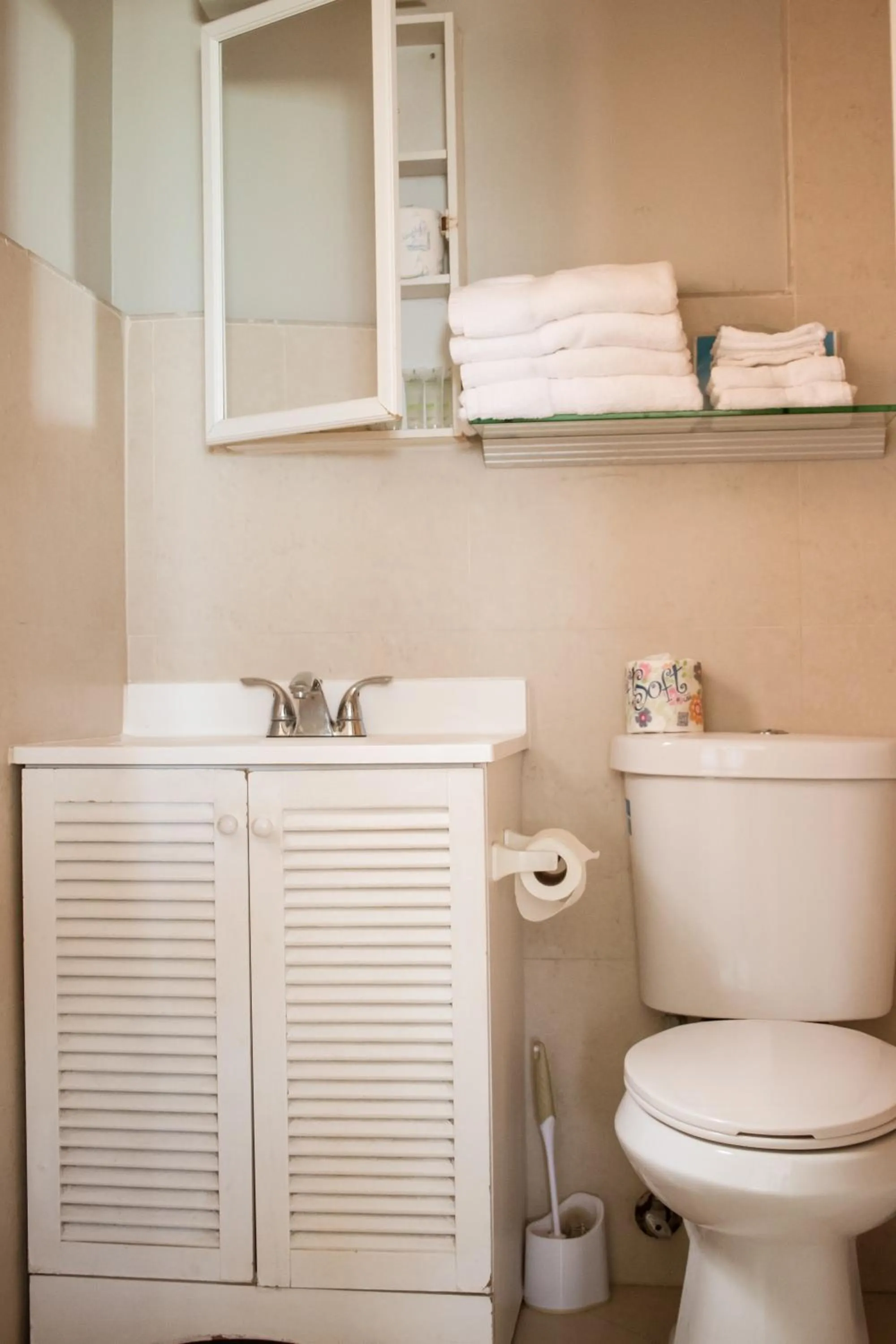 Toilet in Riptide Oceanfront Hotel