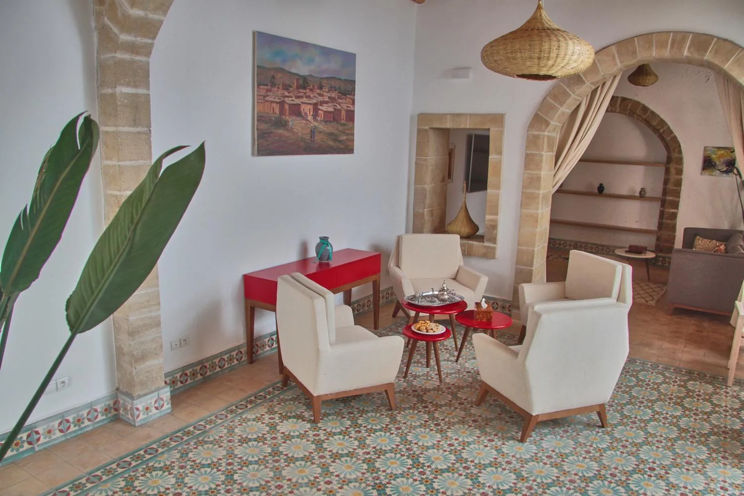 Lobby or reception in Riad Borj El Baroud