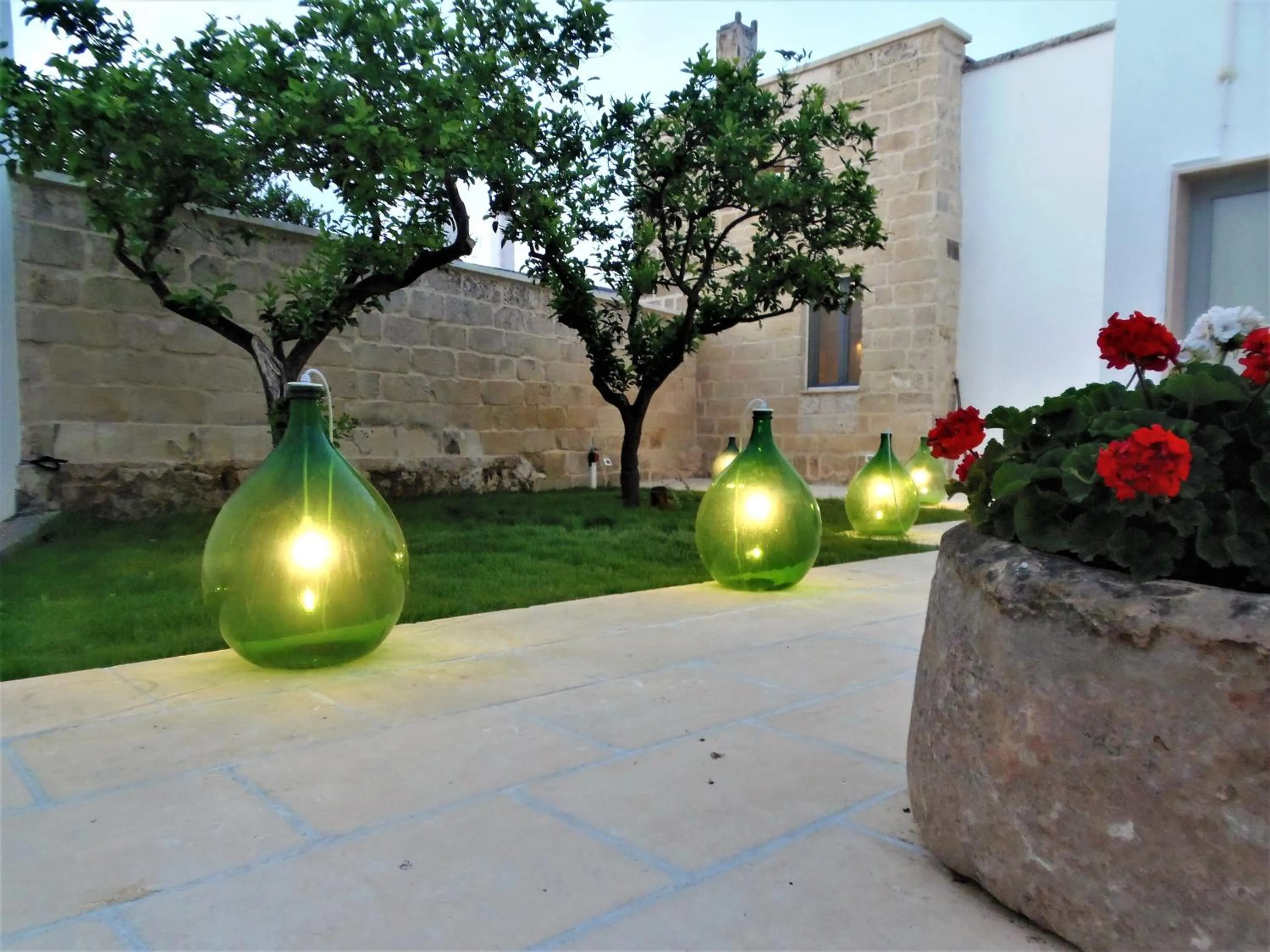 Garden in Li Perrini Boutique B&B