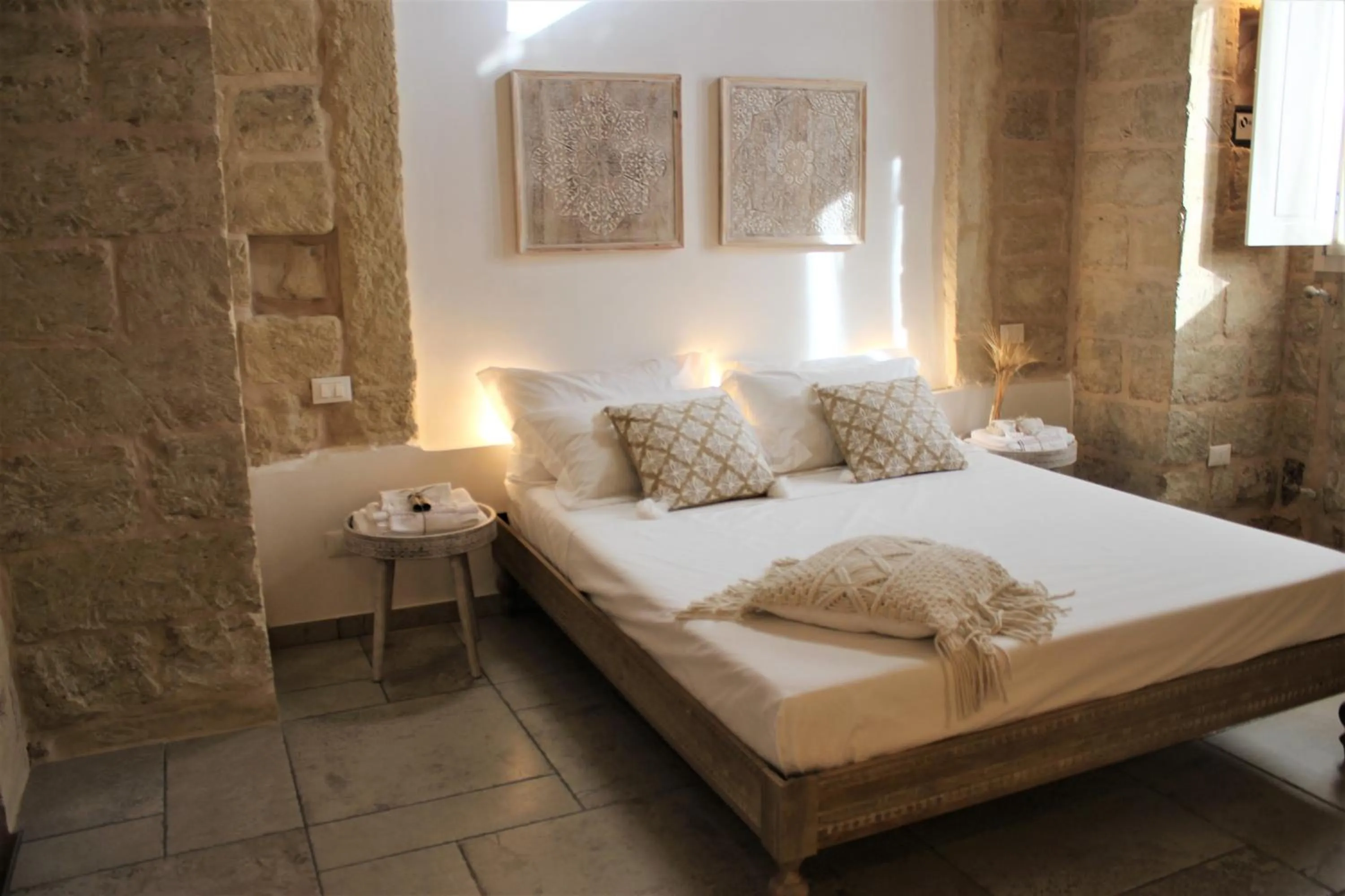 Bed in Li Perrini Boutique B&B