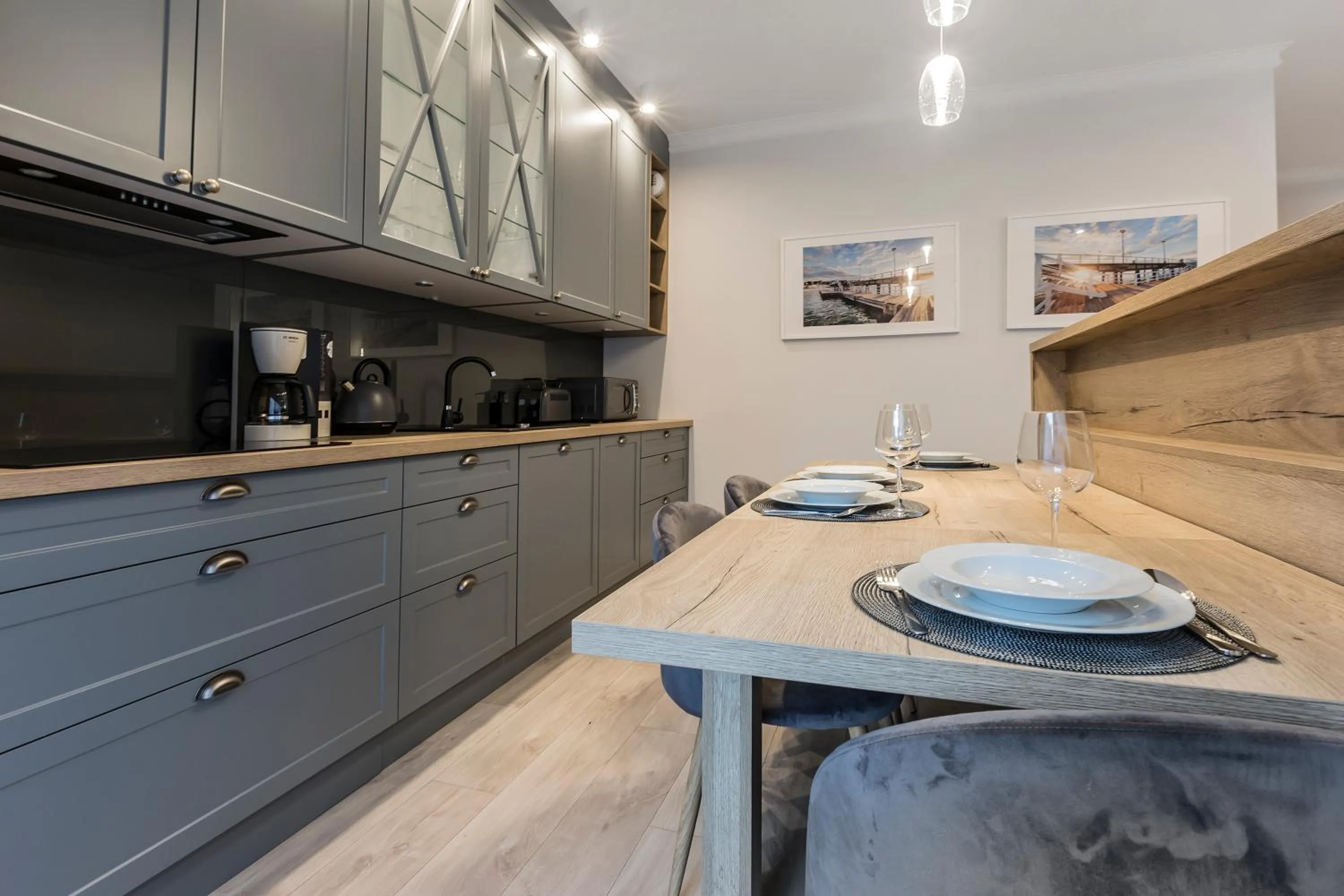 Kitchen or kitchenette in City Break Gdańsk Rajska 8 Apartamenty