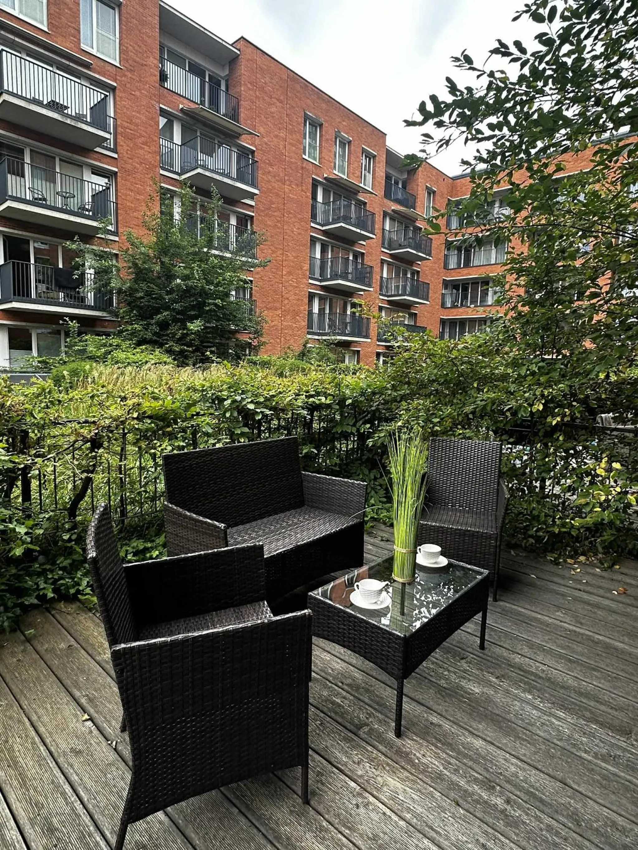 Balcony/Terrace in City Break Gdańsk Rajska 8 Apartamenty