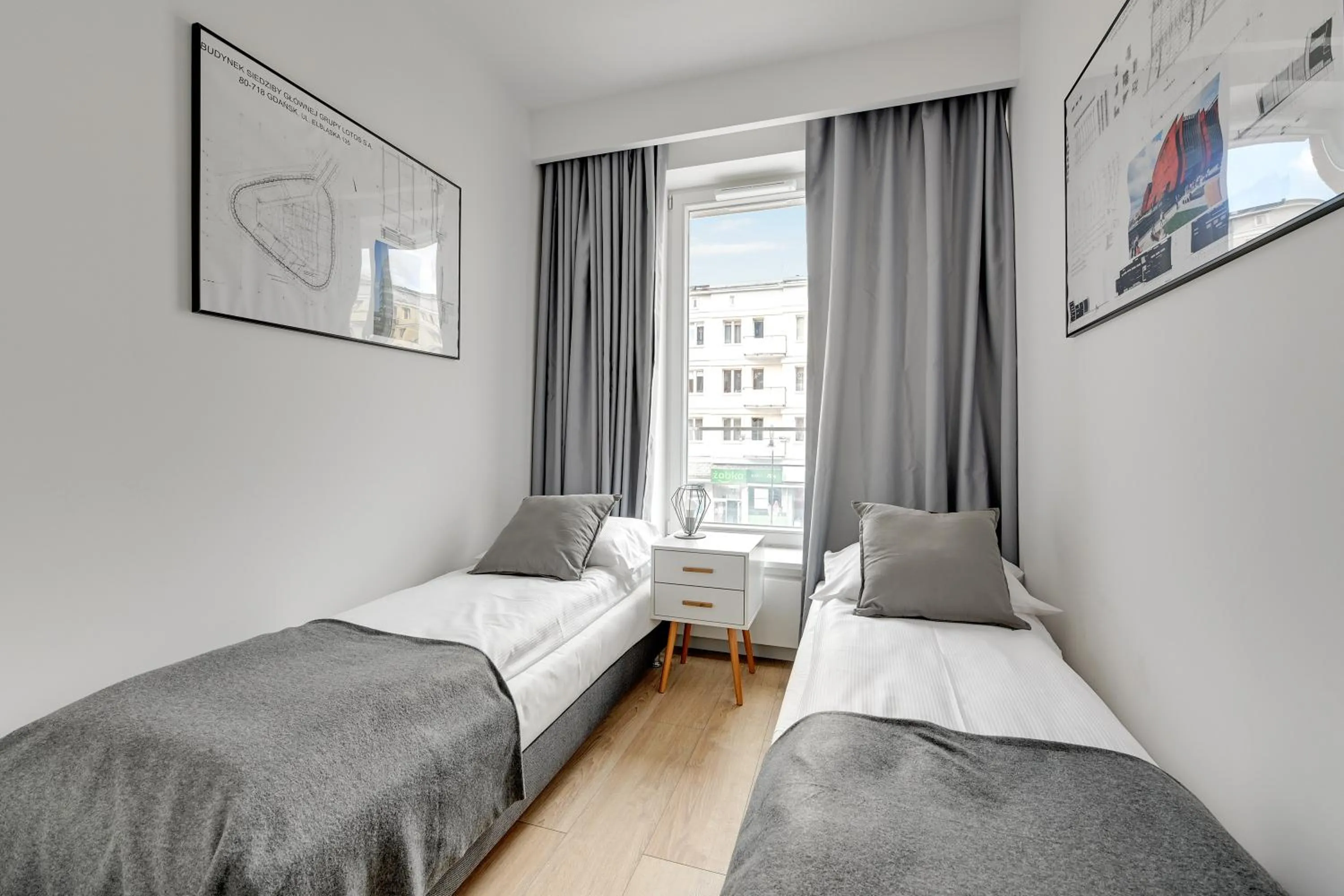 Bed in City Break Gdańsk Rajska 8 Apartamenty