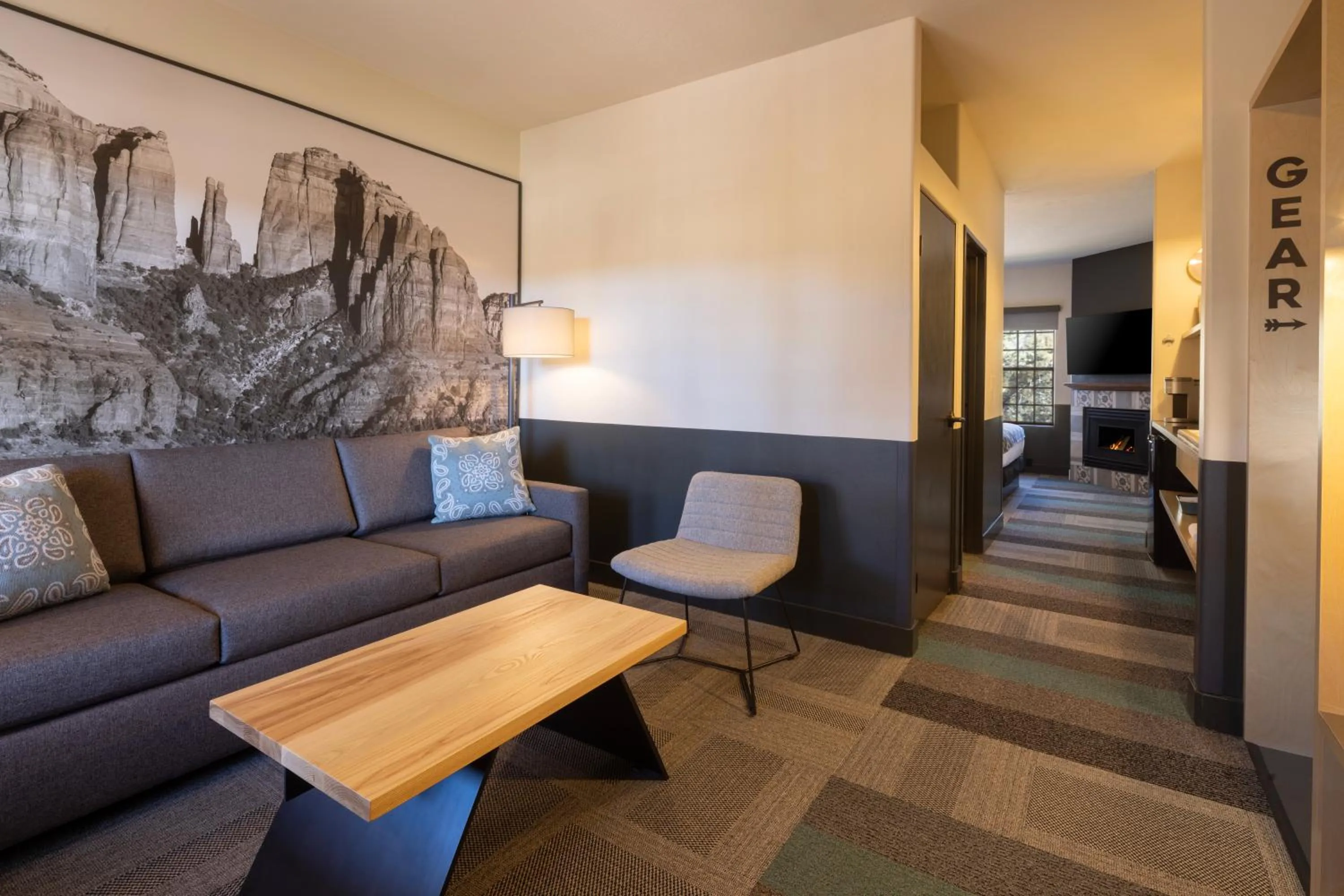 Living room in Mountain Modern Resort Sedona