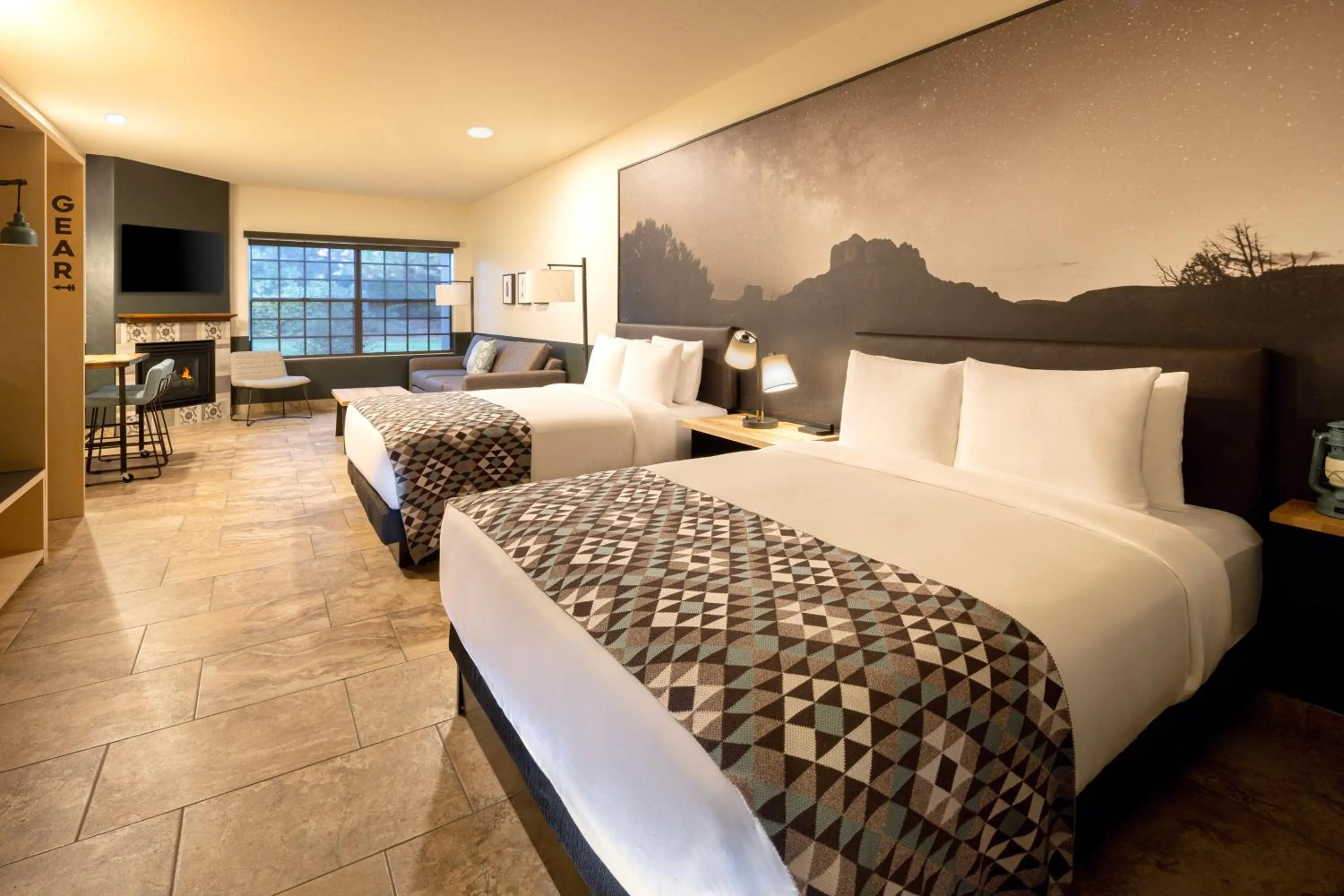 Bed in Mountain Modern Resort Sedona