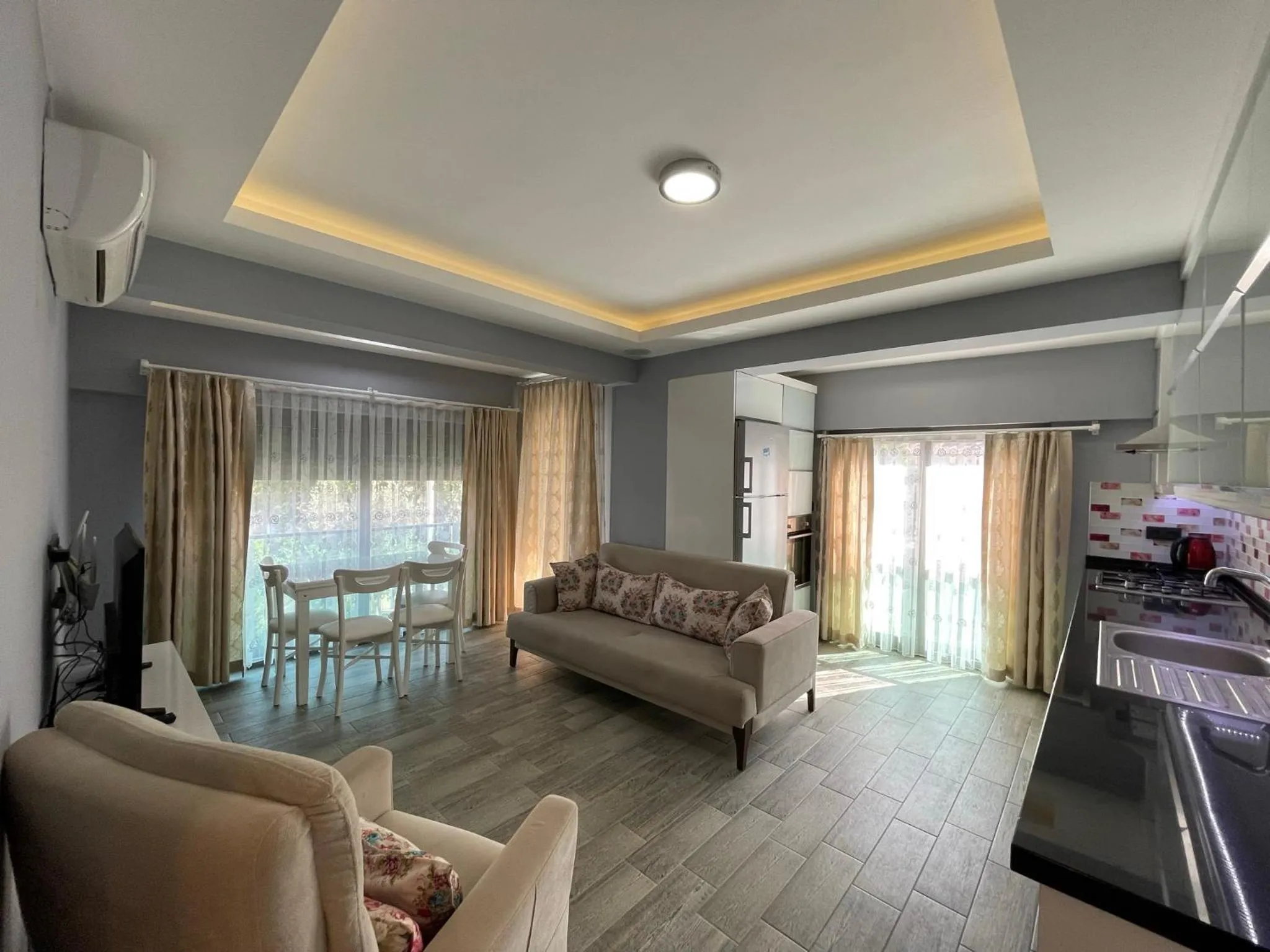 Seating area in X SUITE APART