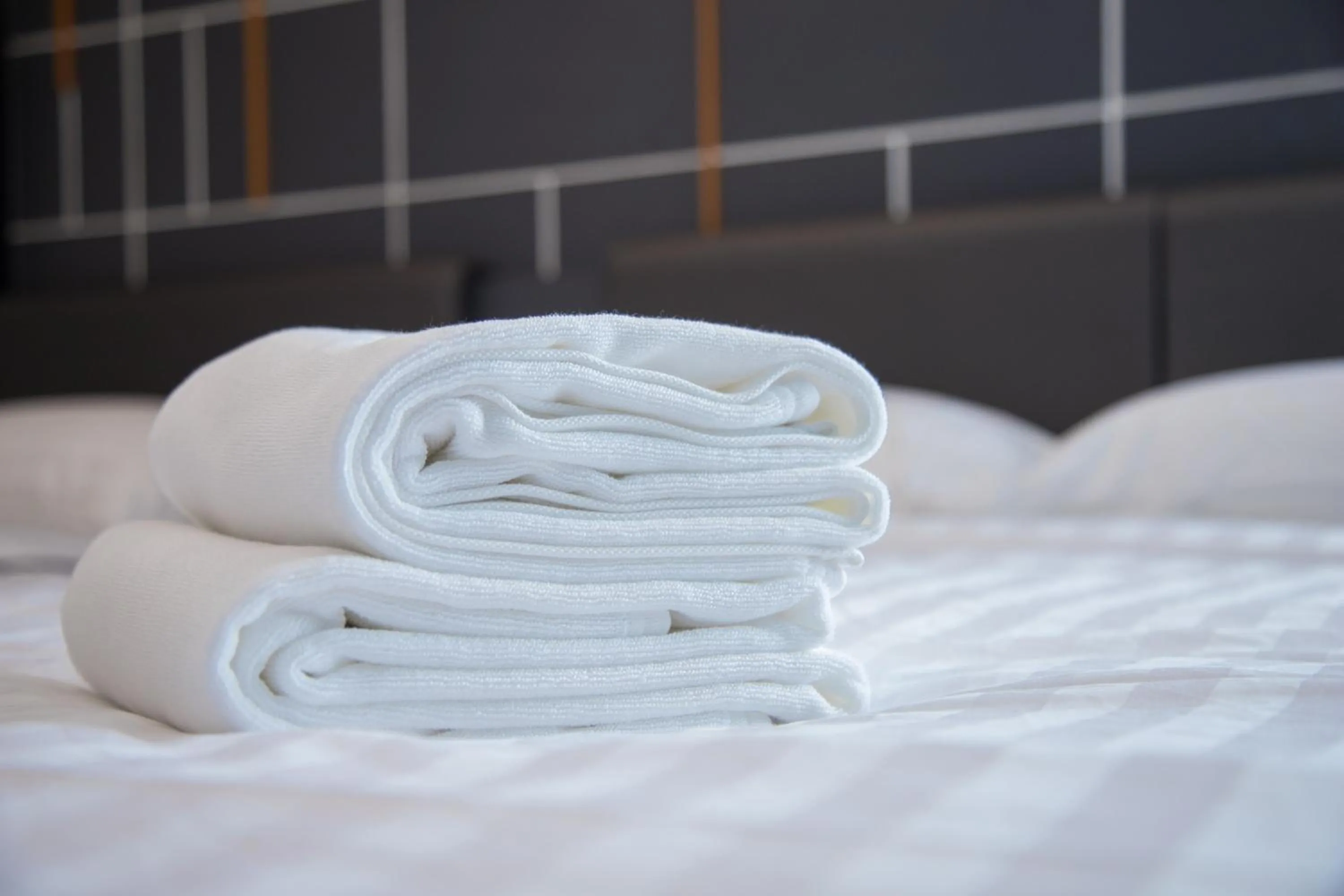 Bed in Hallton Hotel Bangkok