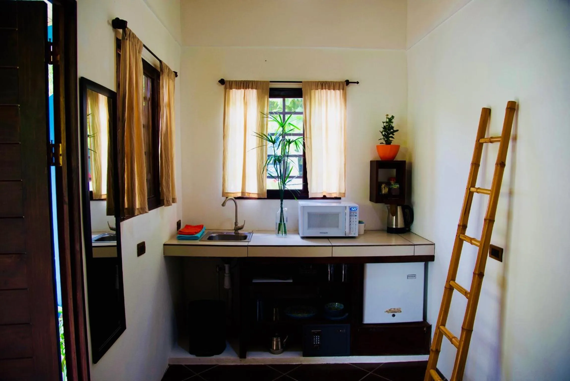 Kitchen or kitchenette in Cabinas D’Val