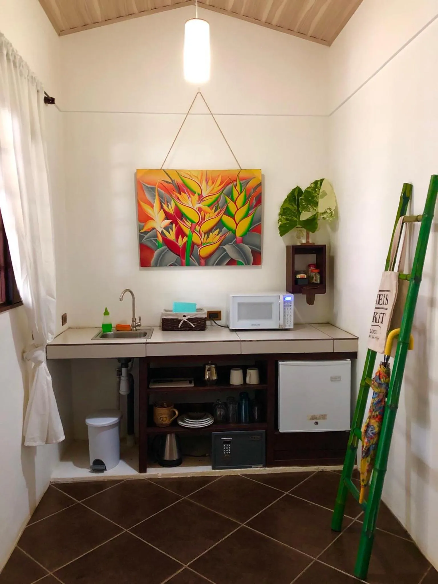 Kitchen or kitchenette in Cabinas D’Val