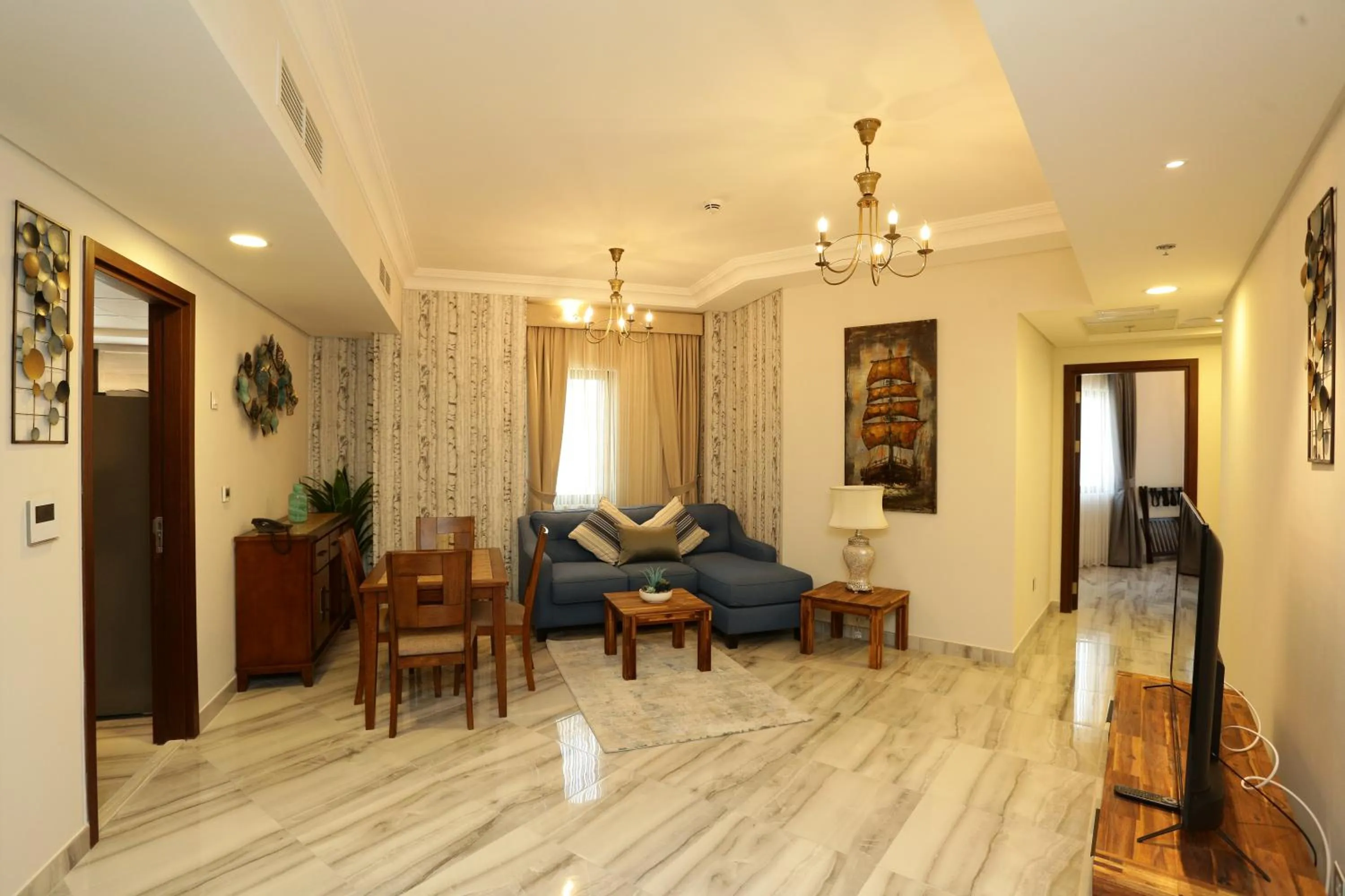 Living room in Marbella Holiday Homes