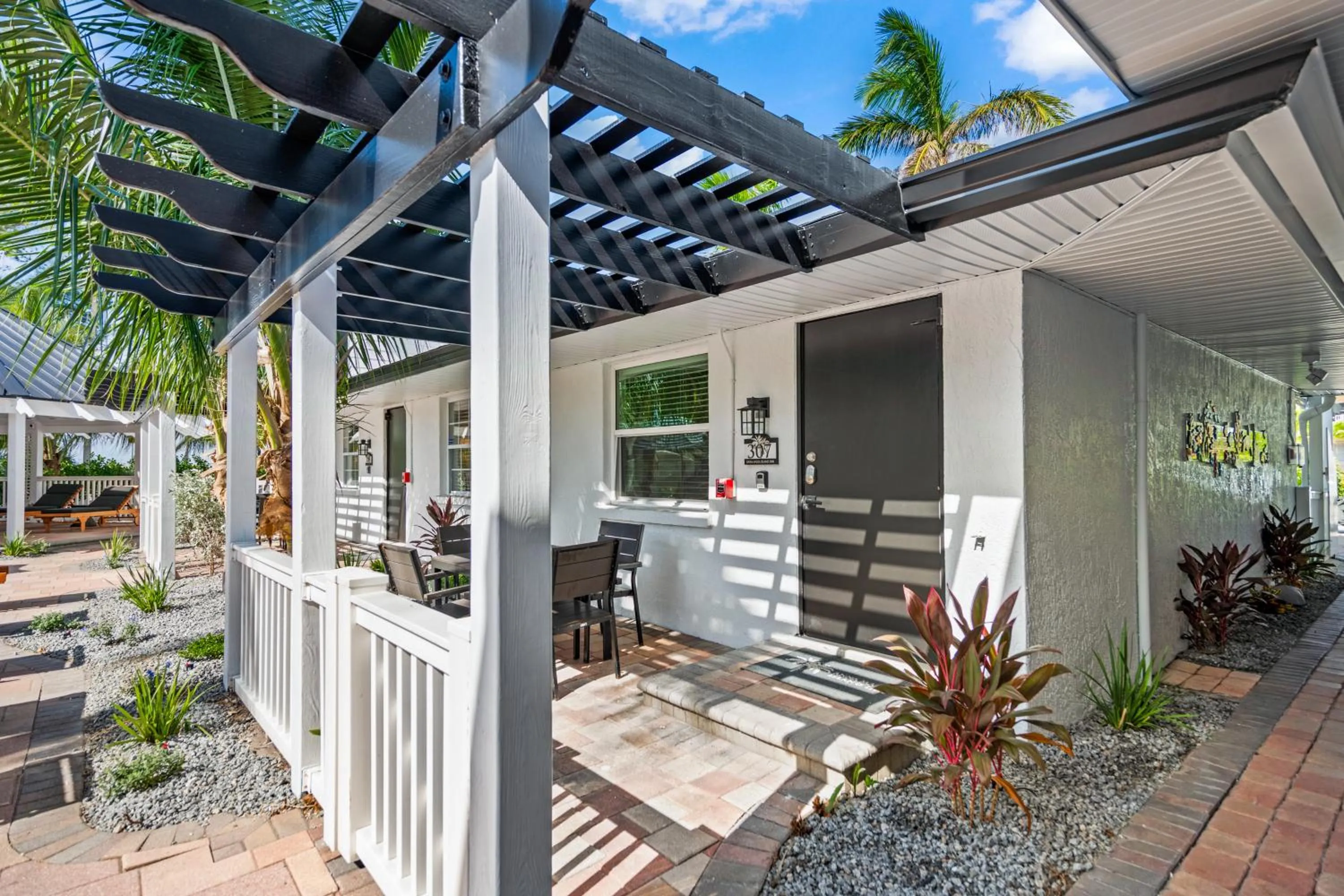 Patio in Tropic Isle At Anna Maria Island Inn