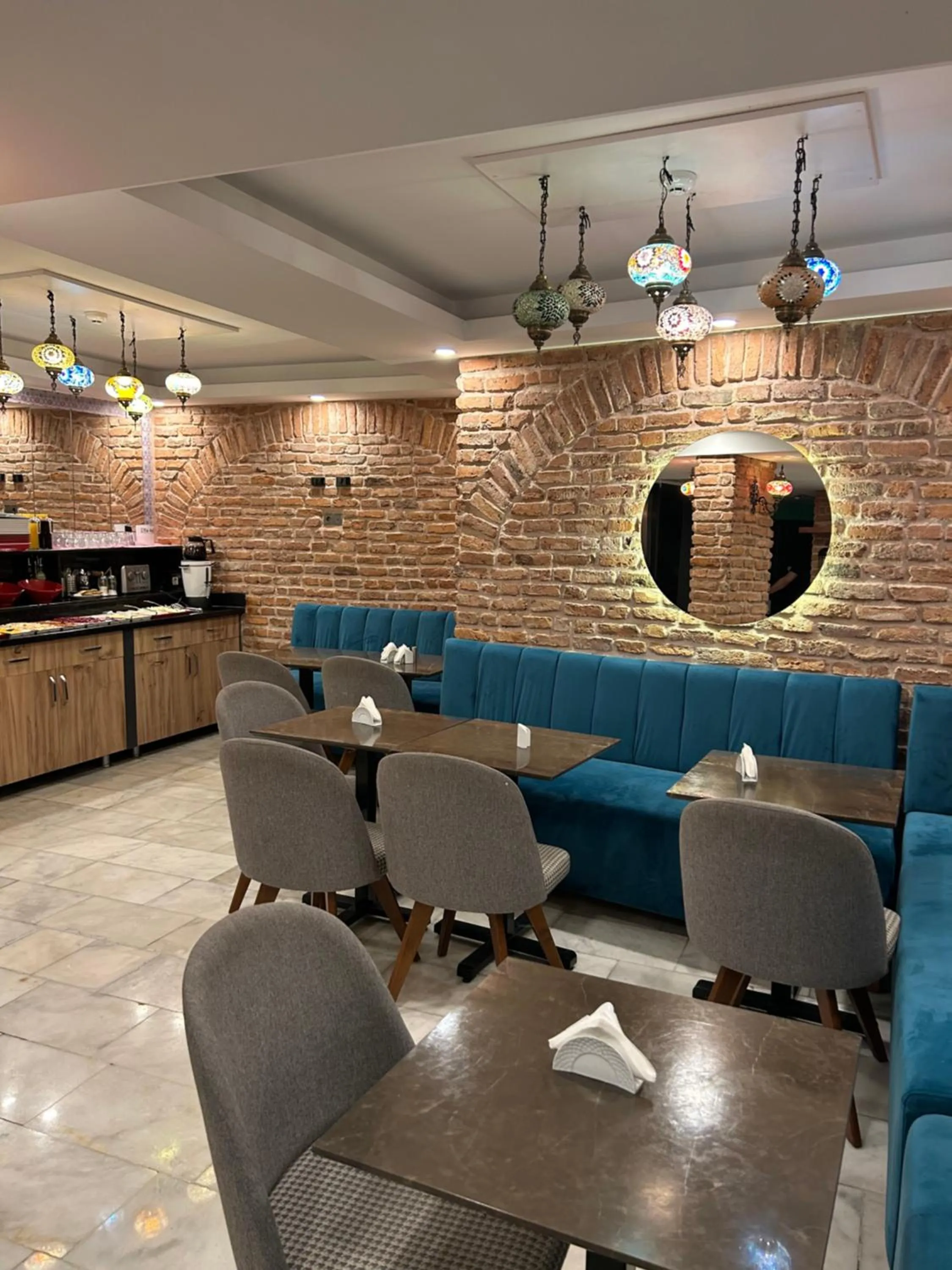 Kitchen or kitchenette in Basilissis Hotel