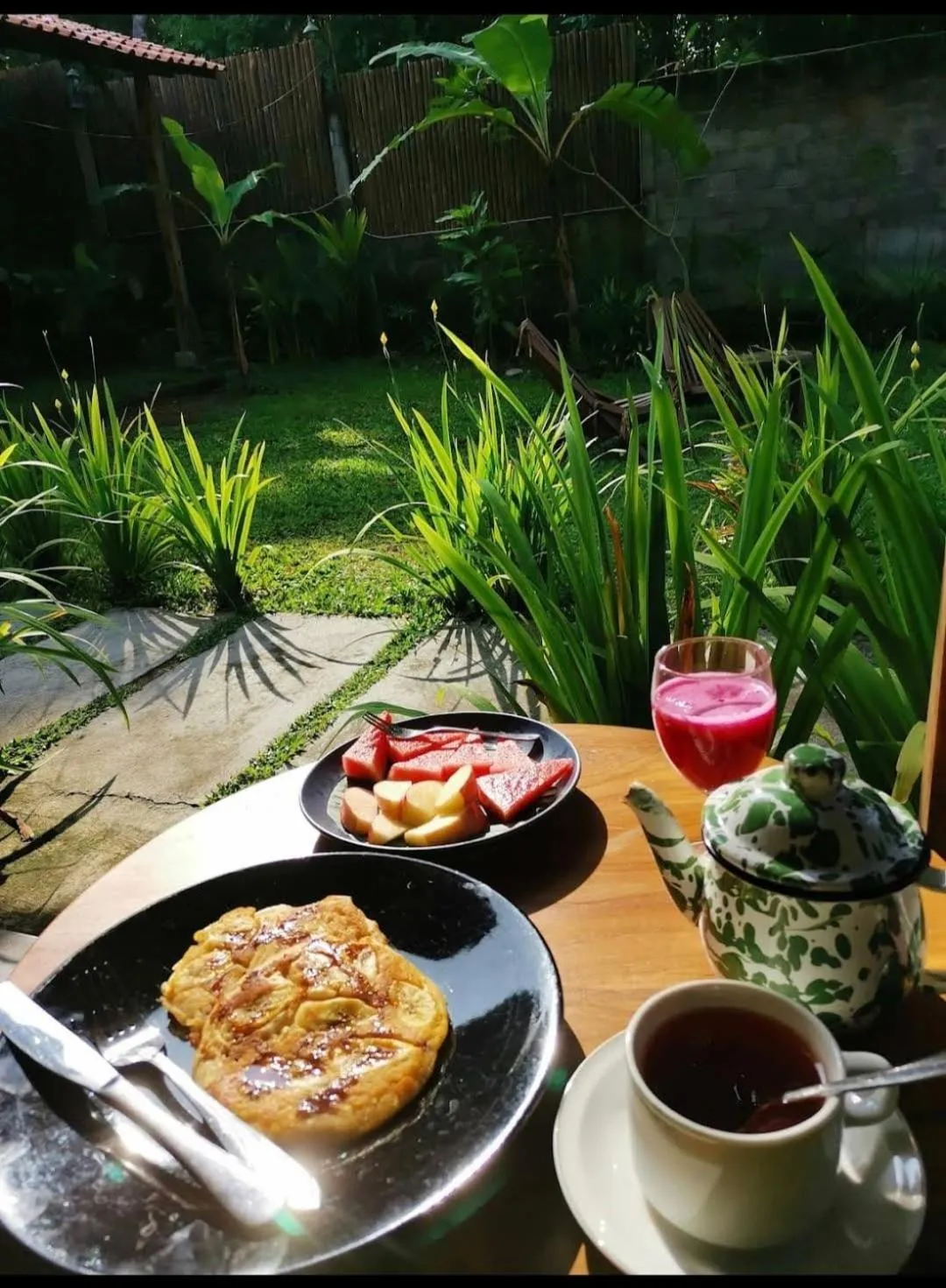 Food and drinks in Villa Kayu Yogyakarta