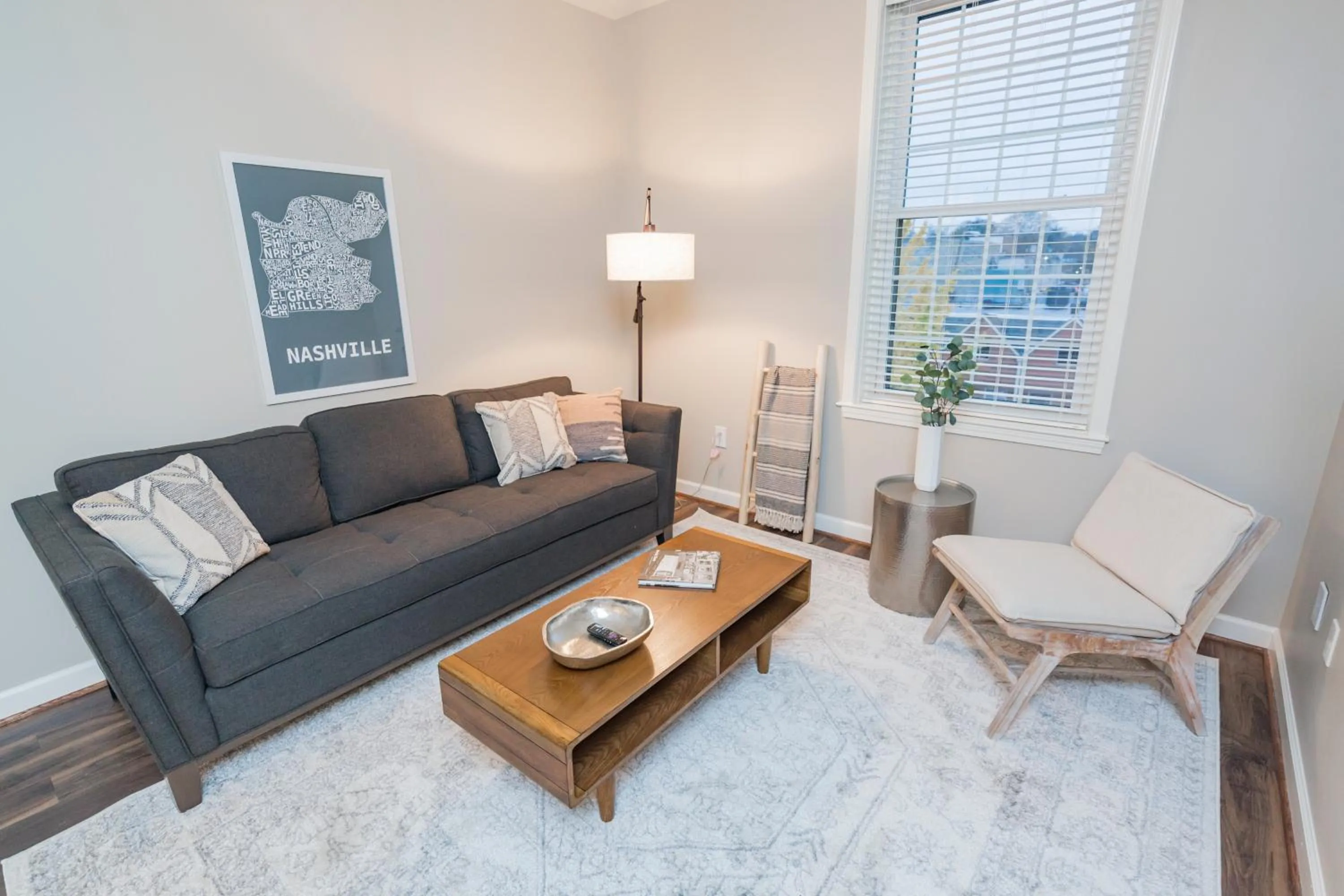 Living room in Mint House Nashville - Hillsboro Village