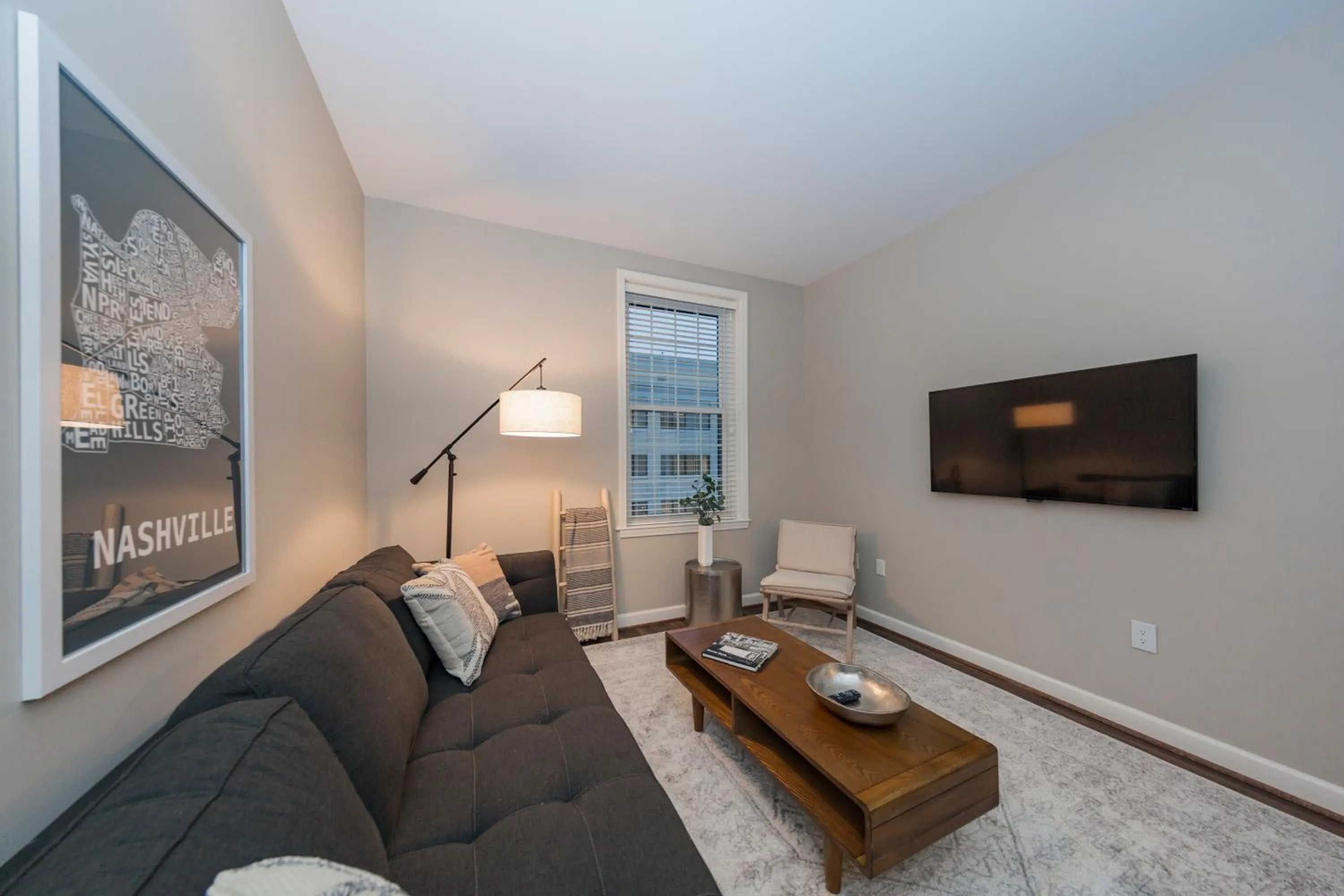 Living room in Mint House Nashville - Hillsboro Village