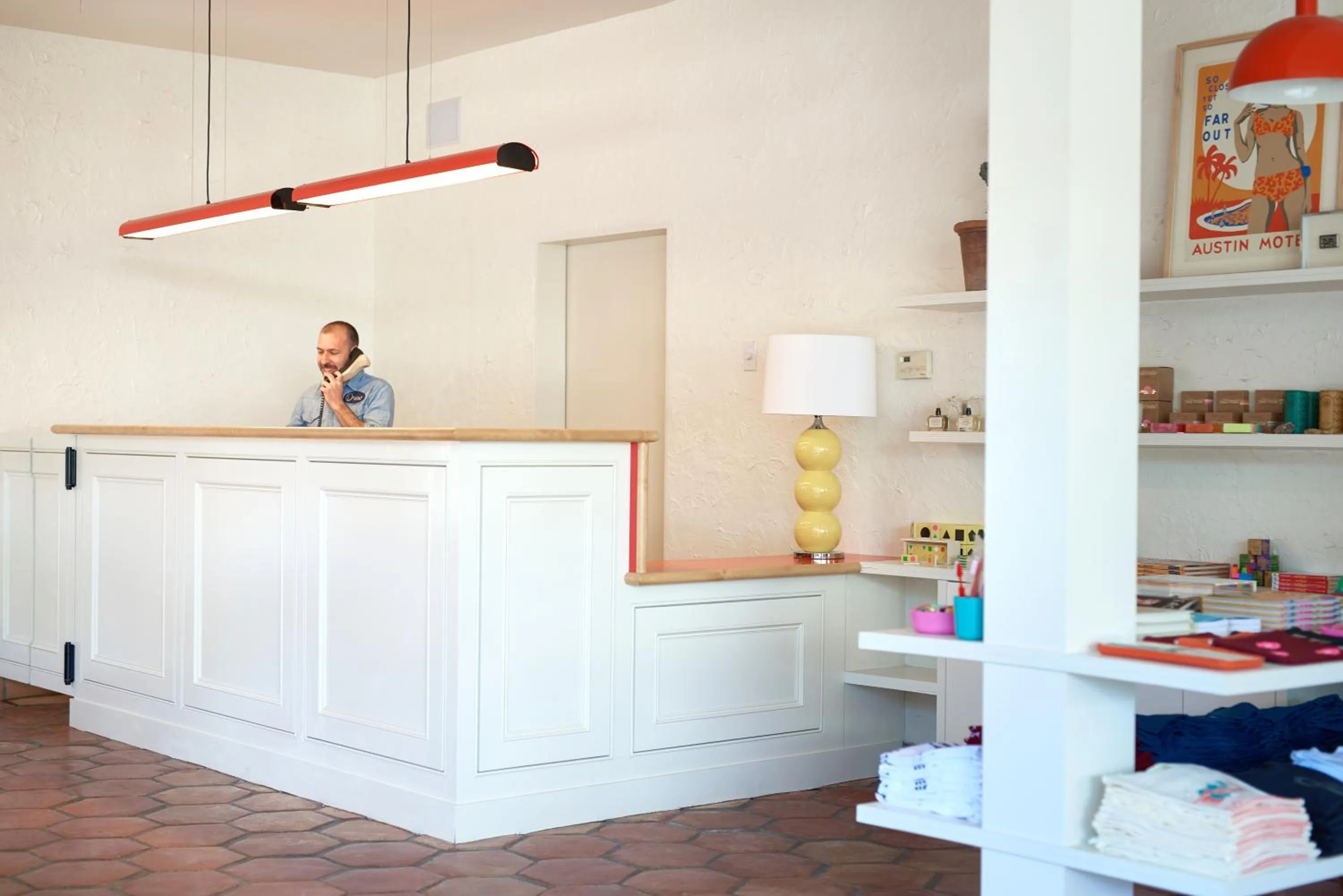 Facade/entrance in Austin Motel