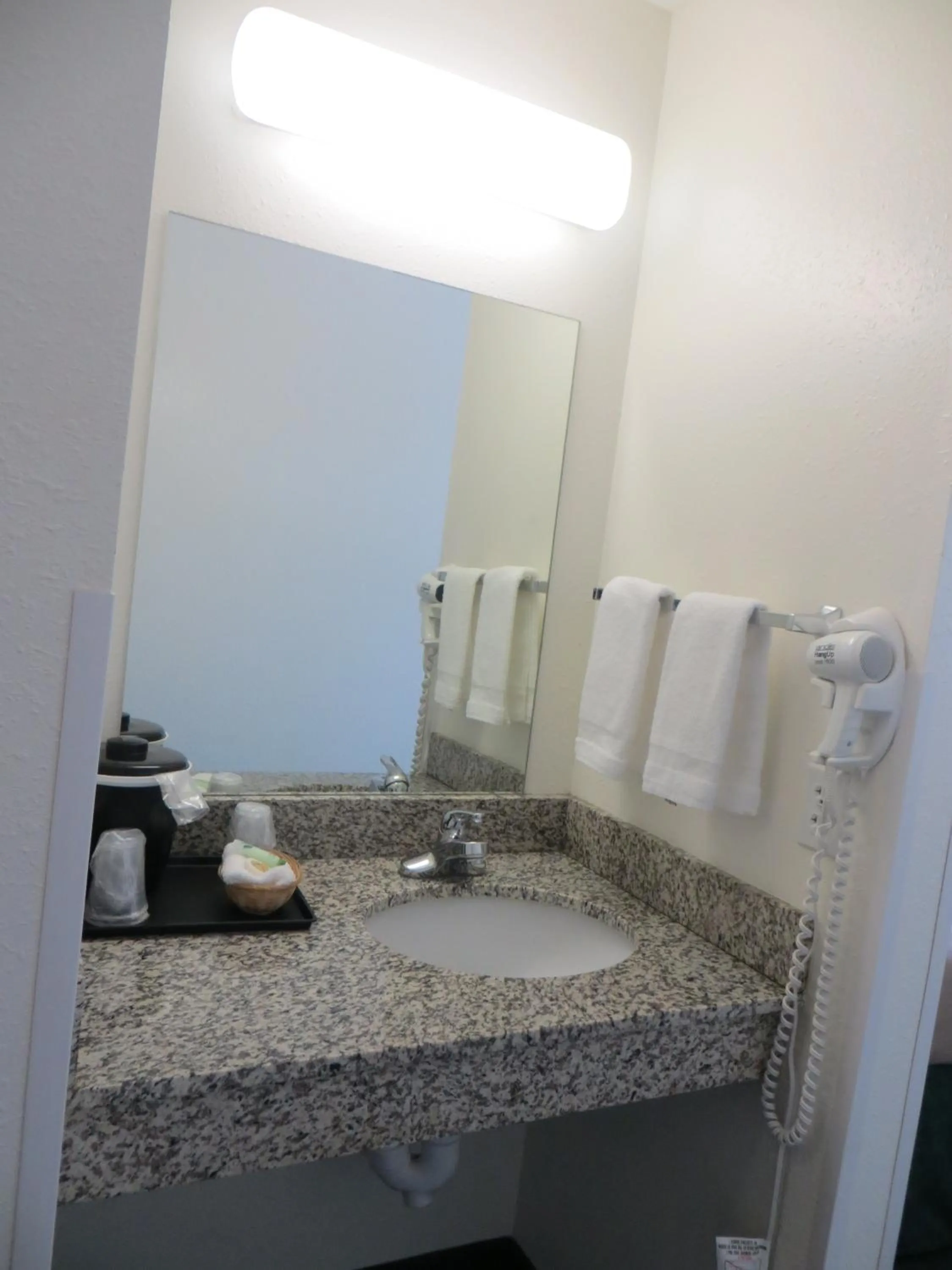 Bathroom in Travelodge by Wyndham Missouri Valley