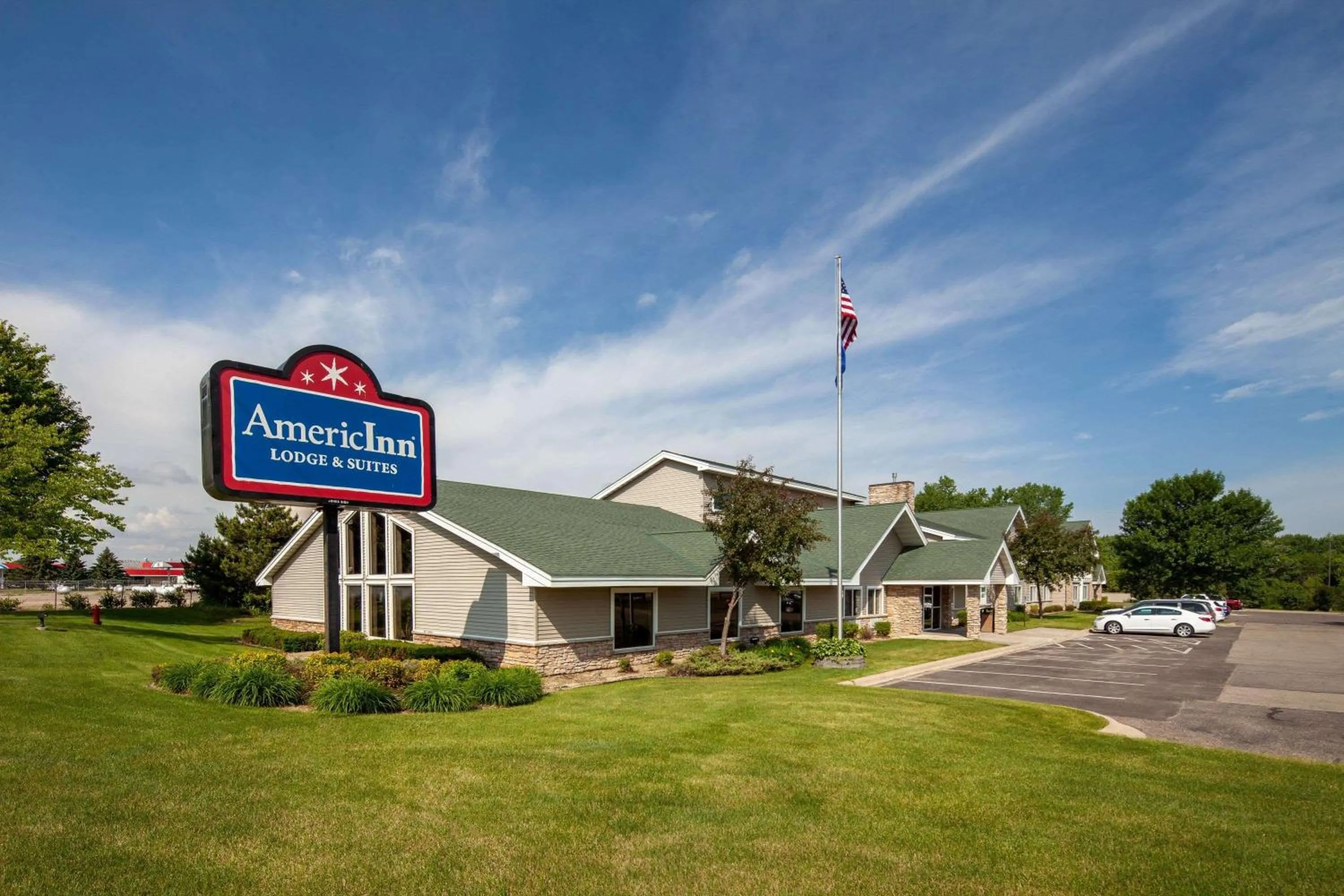 Property building in AmericInn by Wyndham Northfield