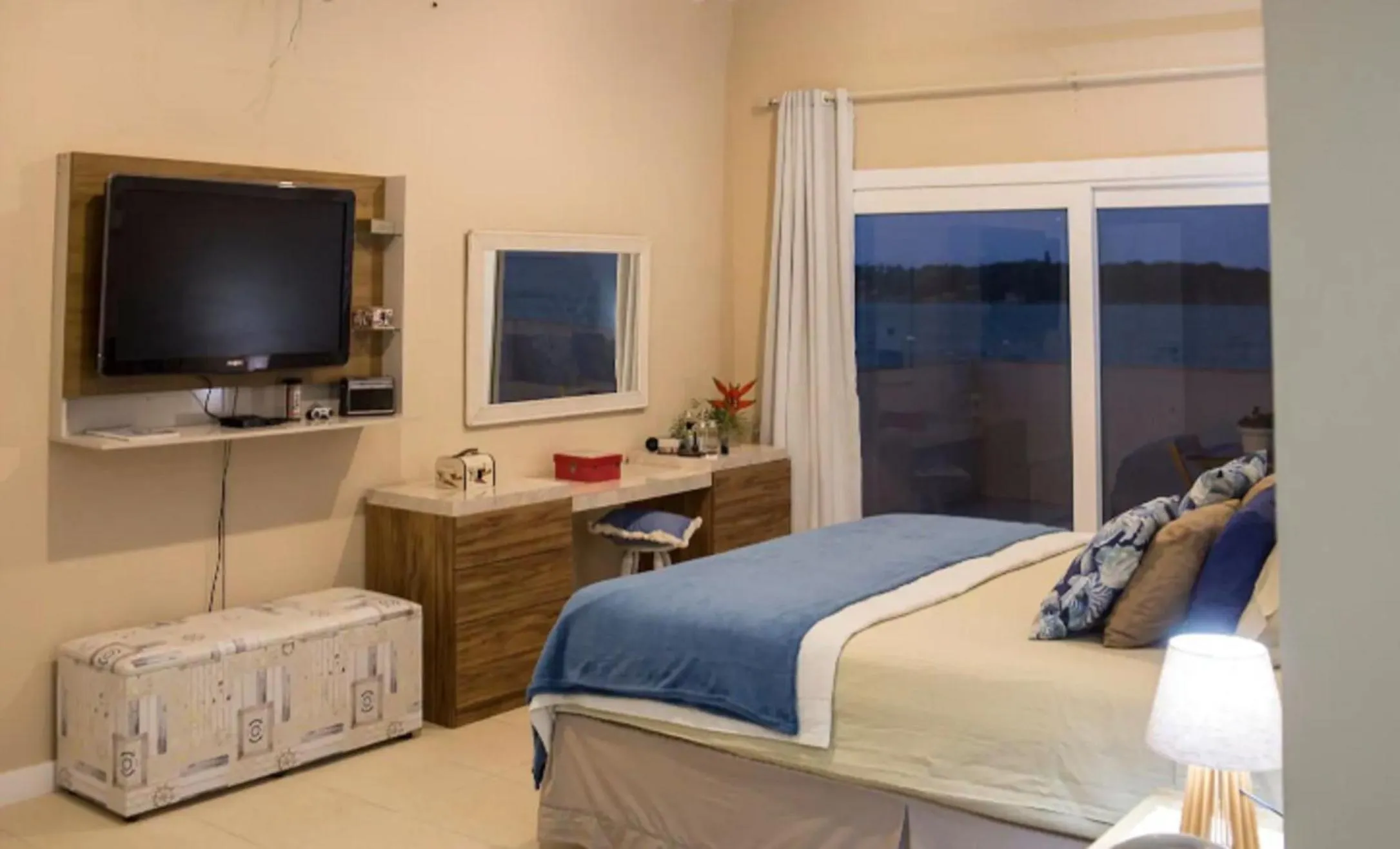 TV and multimedia, Bed in Villa Mar de fondo