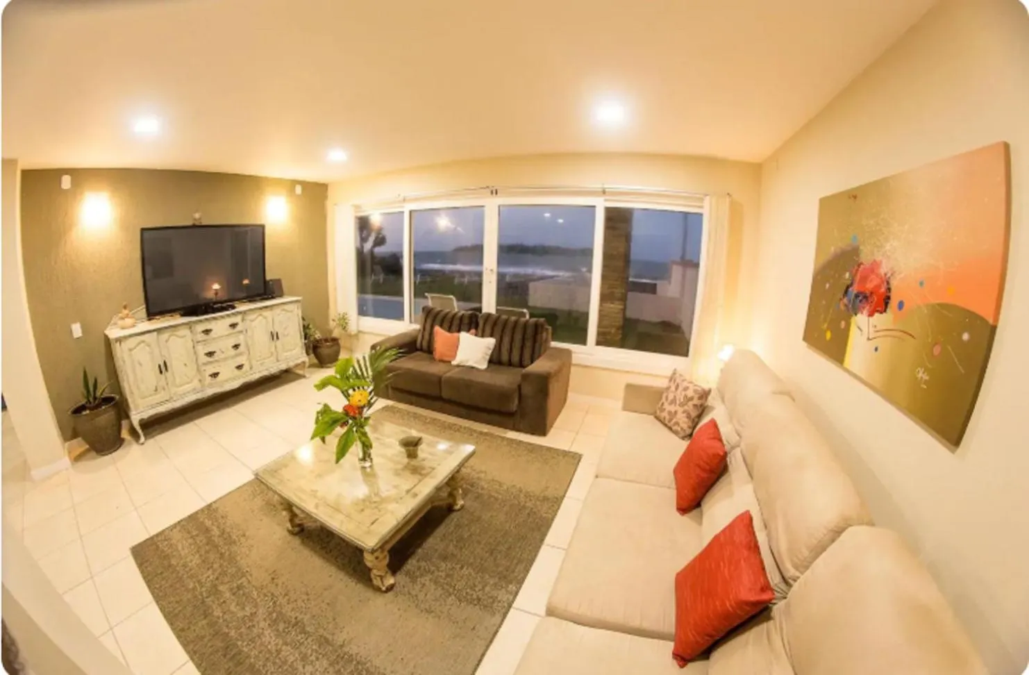 Living room in Villa Mar de fondo