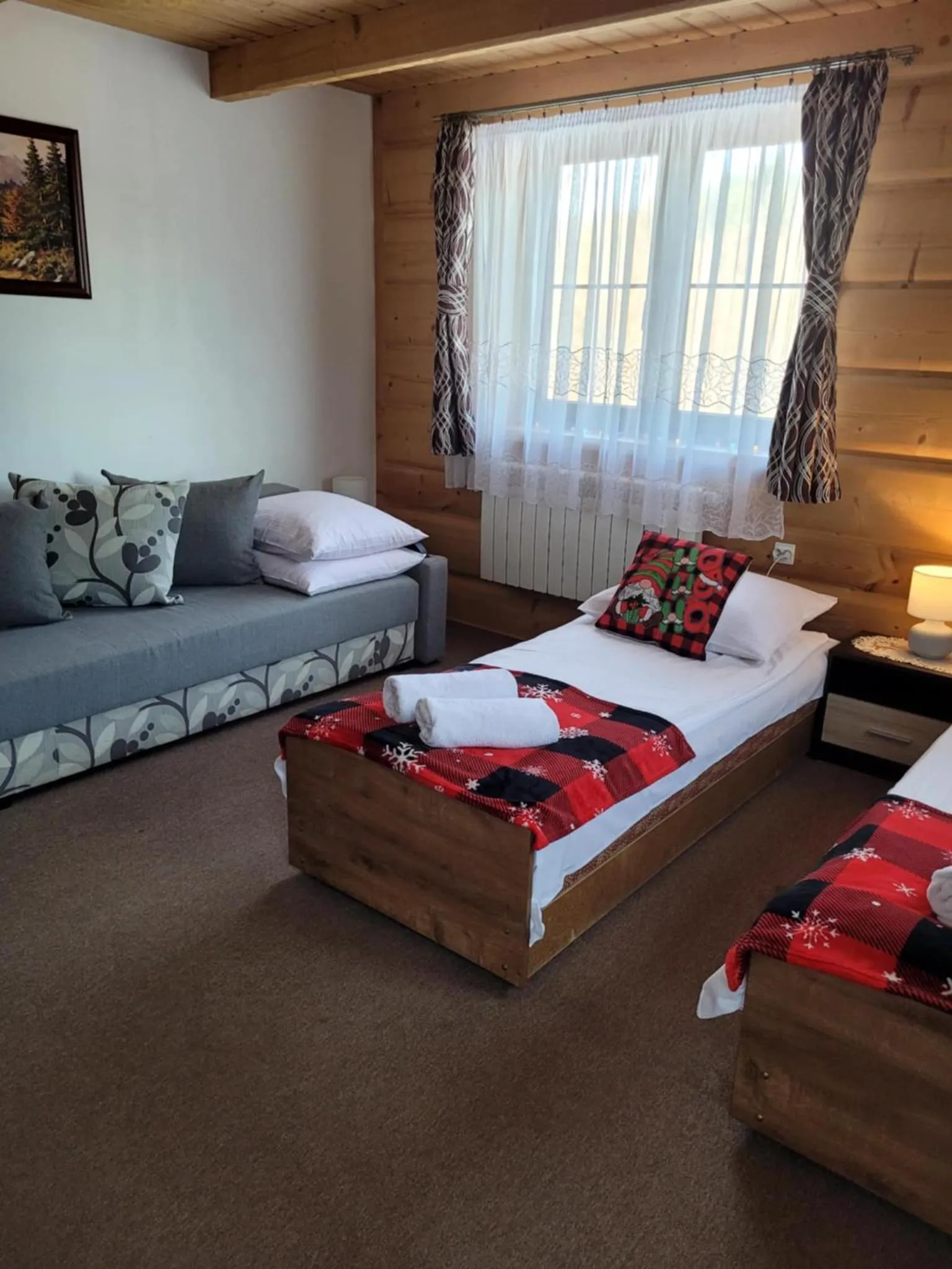 Photo of the whole room, Bed in Na Pukańcu II