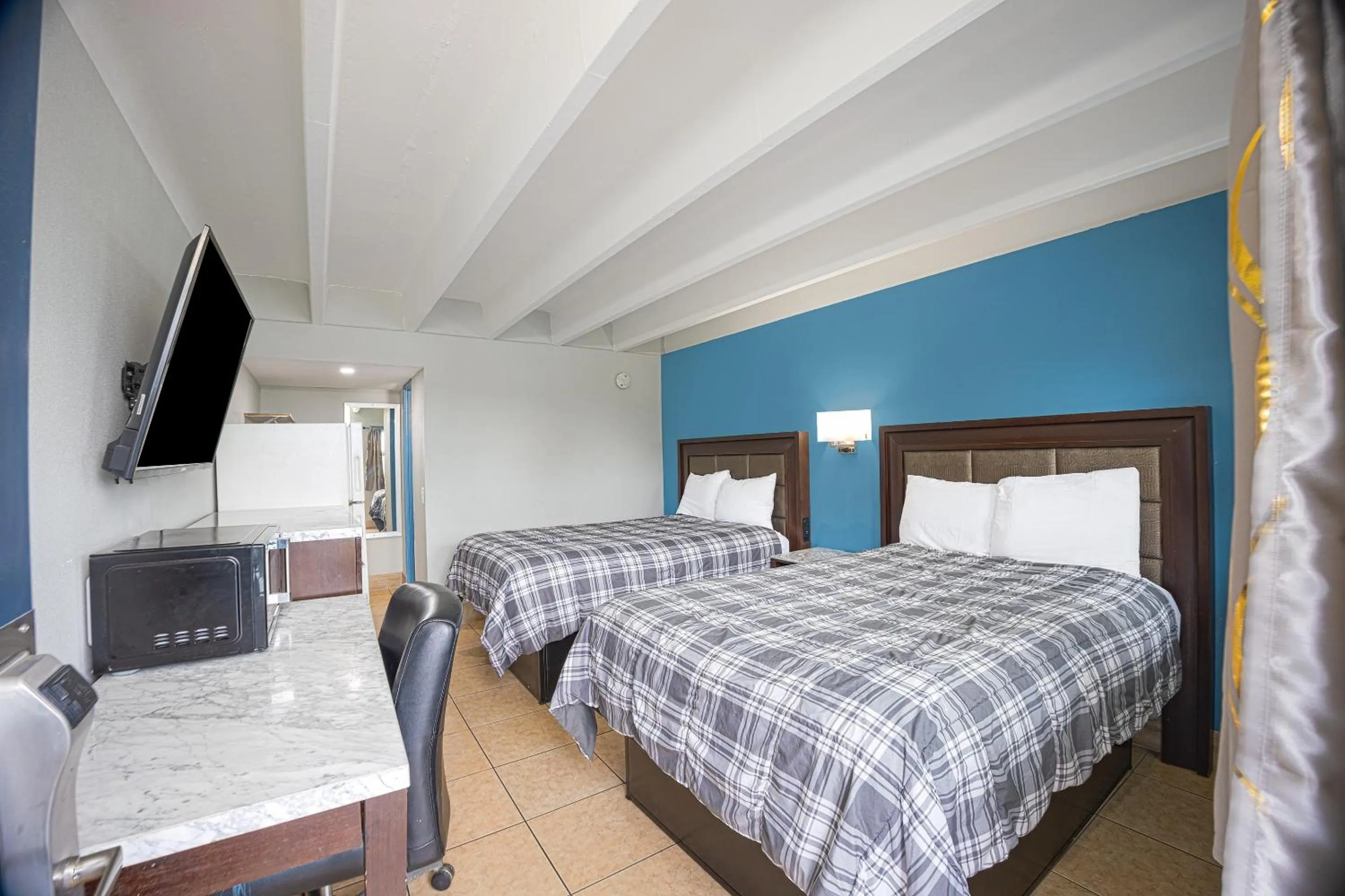 Bedroom, Bed in Aladdin Motel By OYO Merritt Island