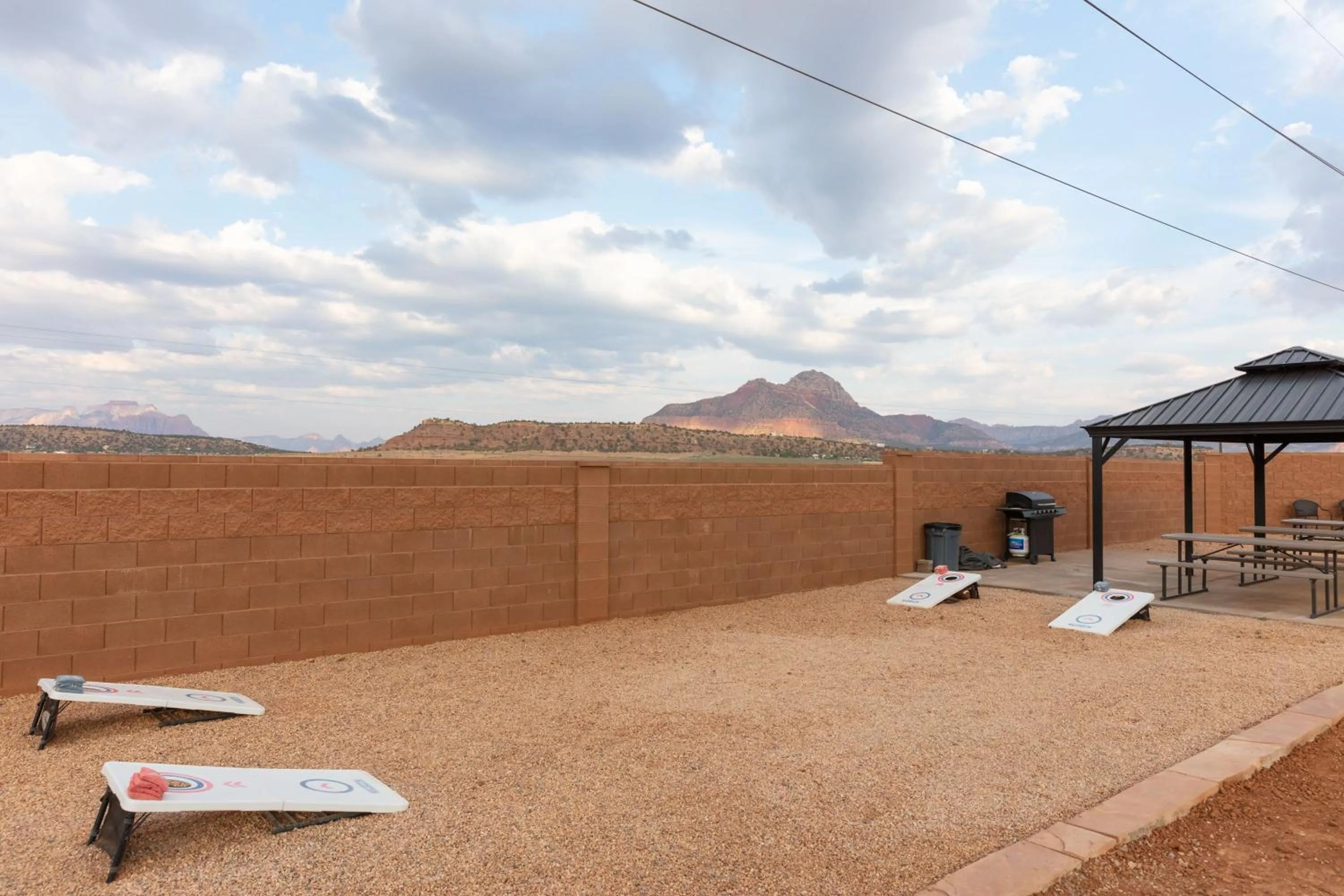 Children play ground in Gooseberry Lodges Zion National Park Area