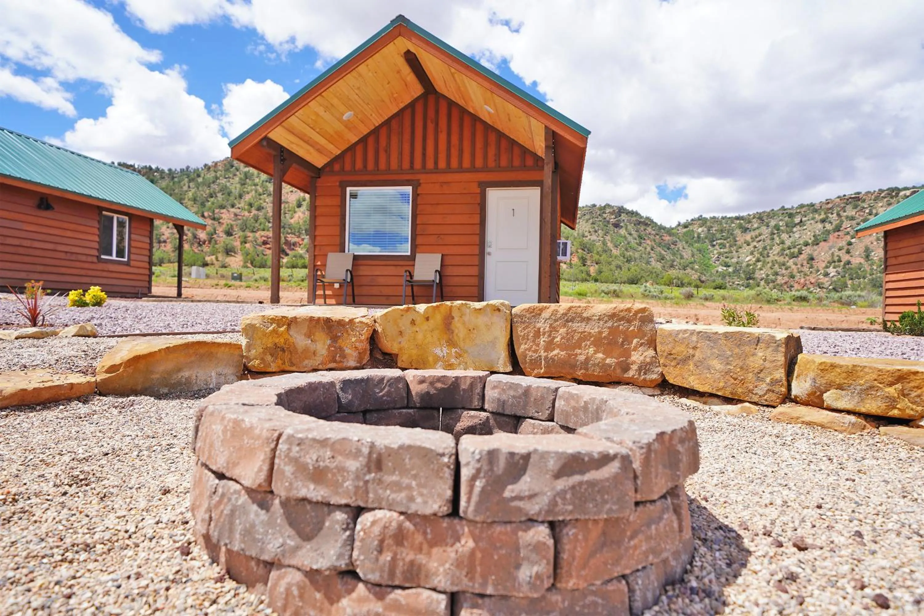 BBQ facilities in Gooseberry Lodges Zion National Park Area