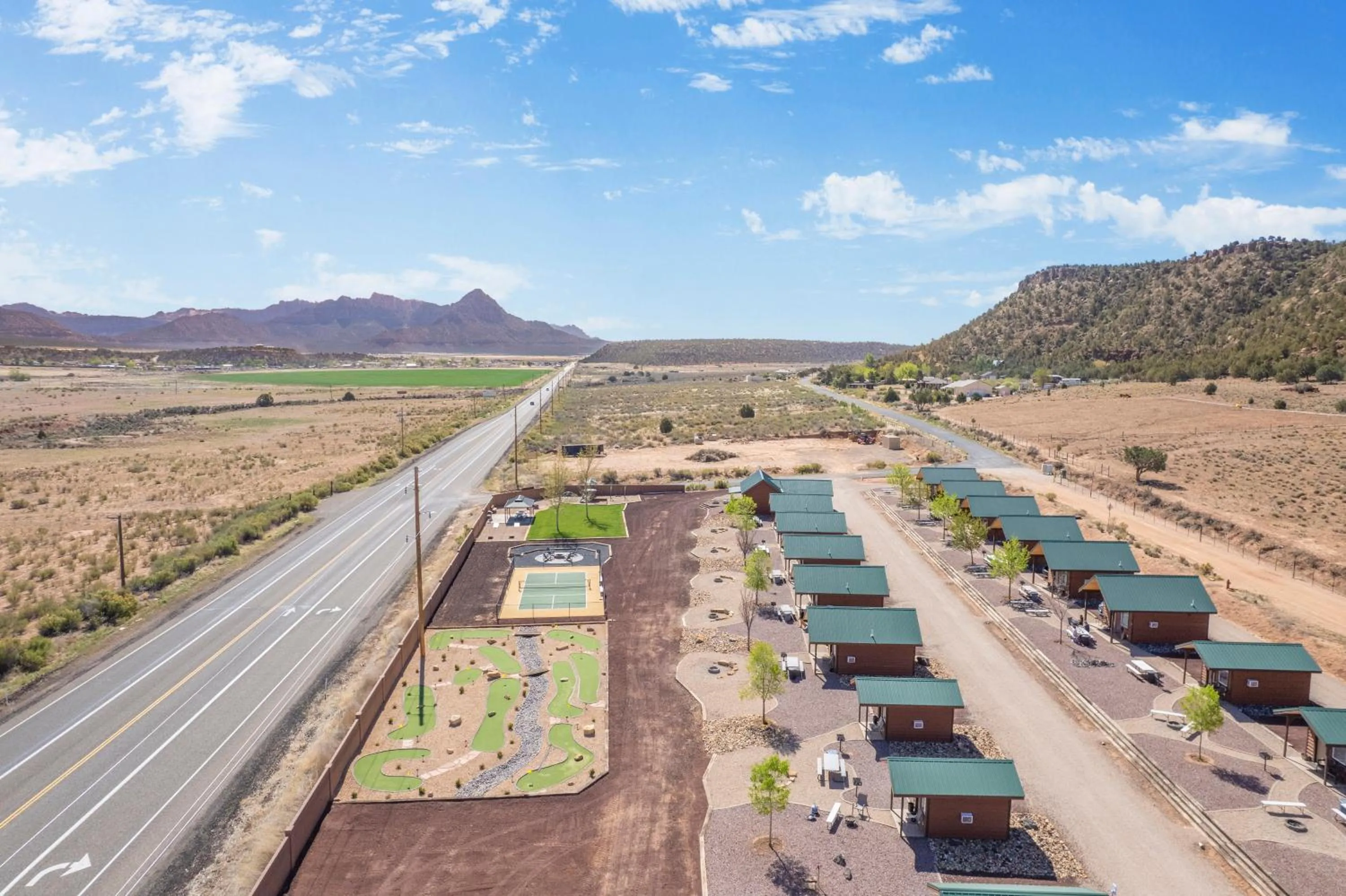 Minigolf in Gooseberry Lodges Zion National Park Area