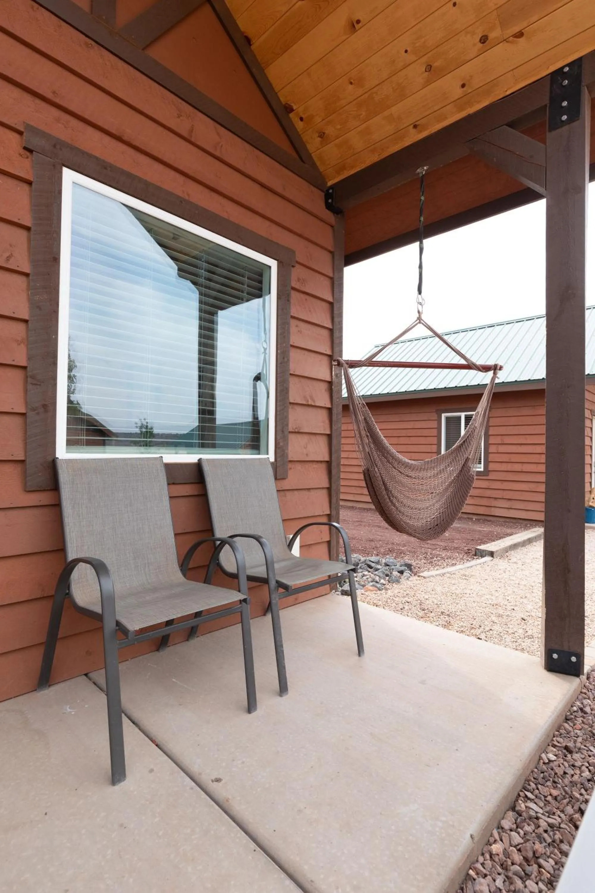 Patio in Gooseberry Lodges Zion National Park Area