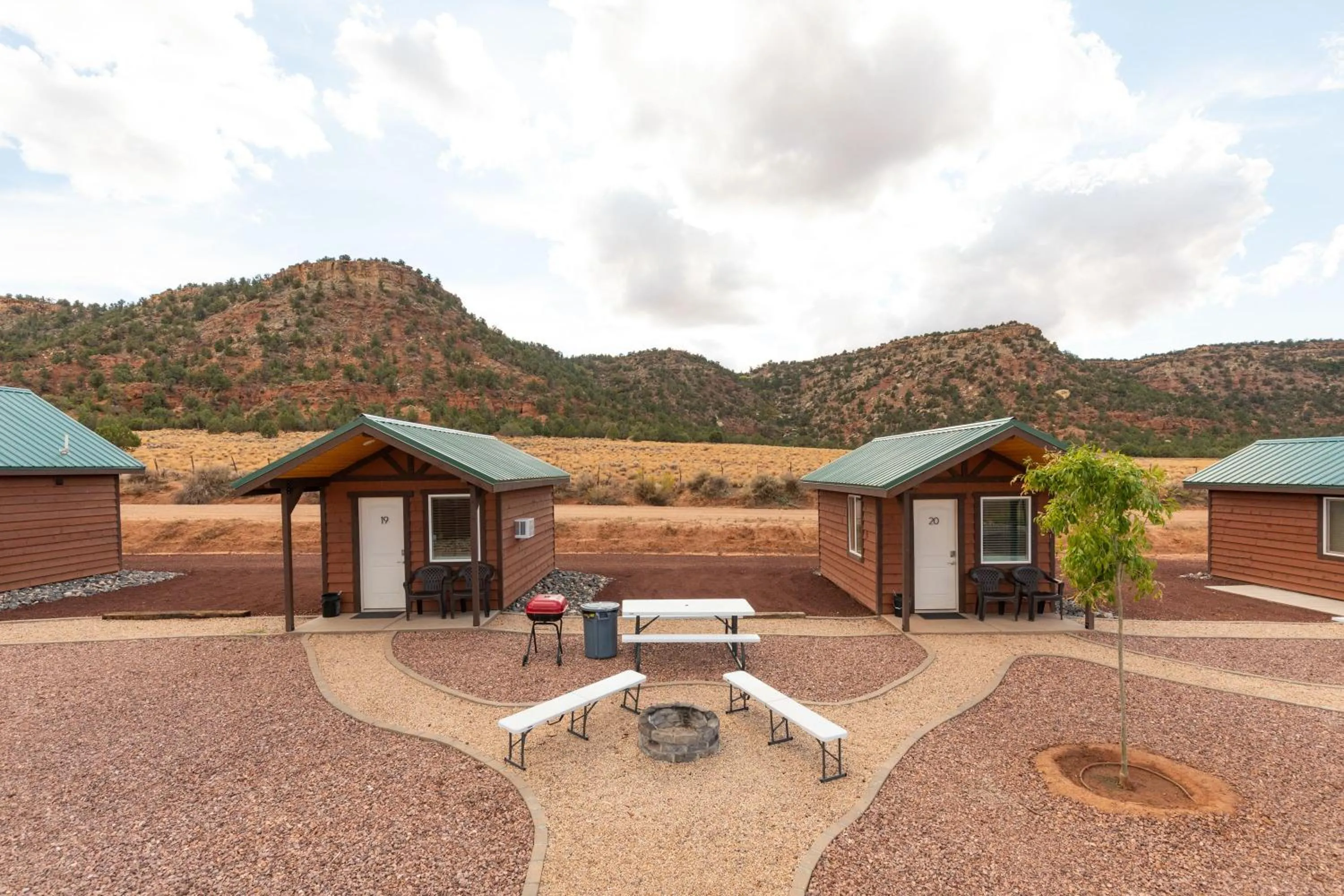 BBQ facilities in Gooseberry Lodges Zion National Park Area