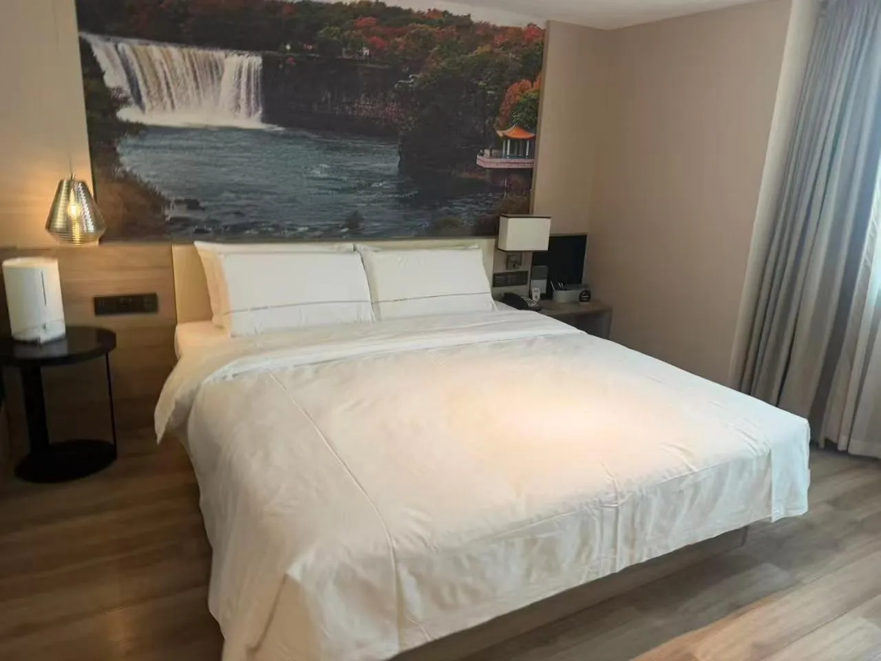 Bed in Atour Harbin Museum Hotel