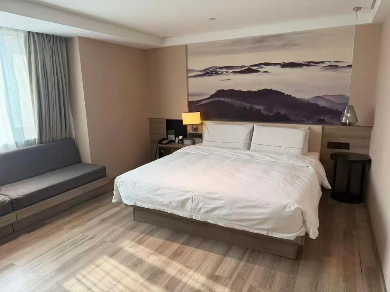 Bed in Atour Harbin Museum Hotel