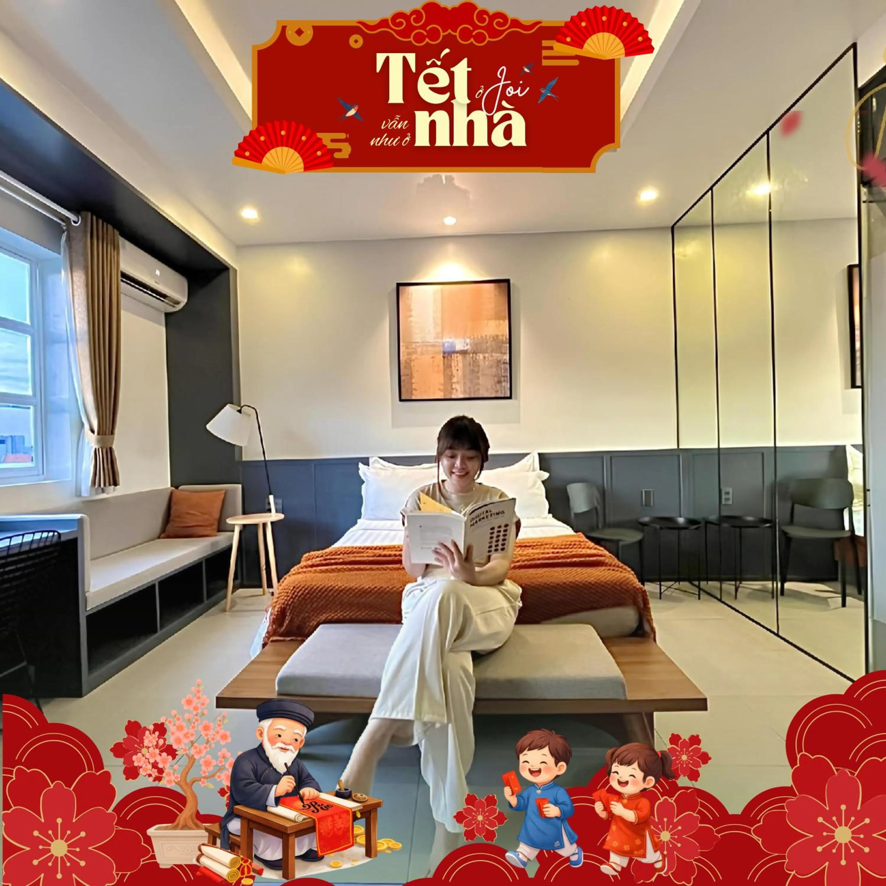 Bed in Joi Hospitality - Hoang Anh