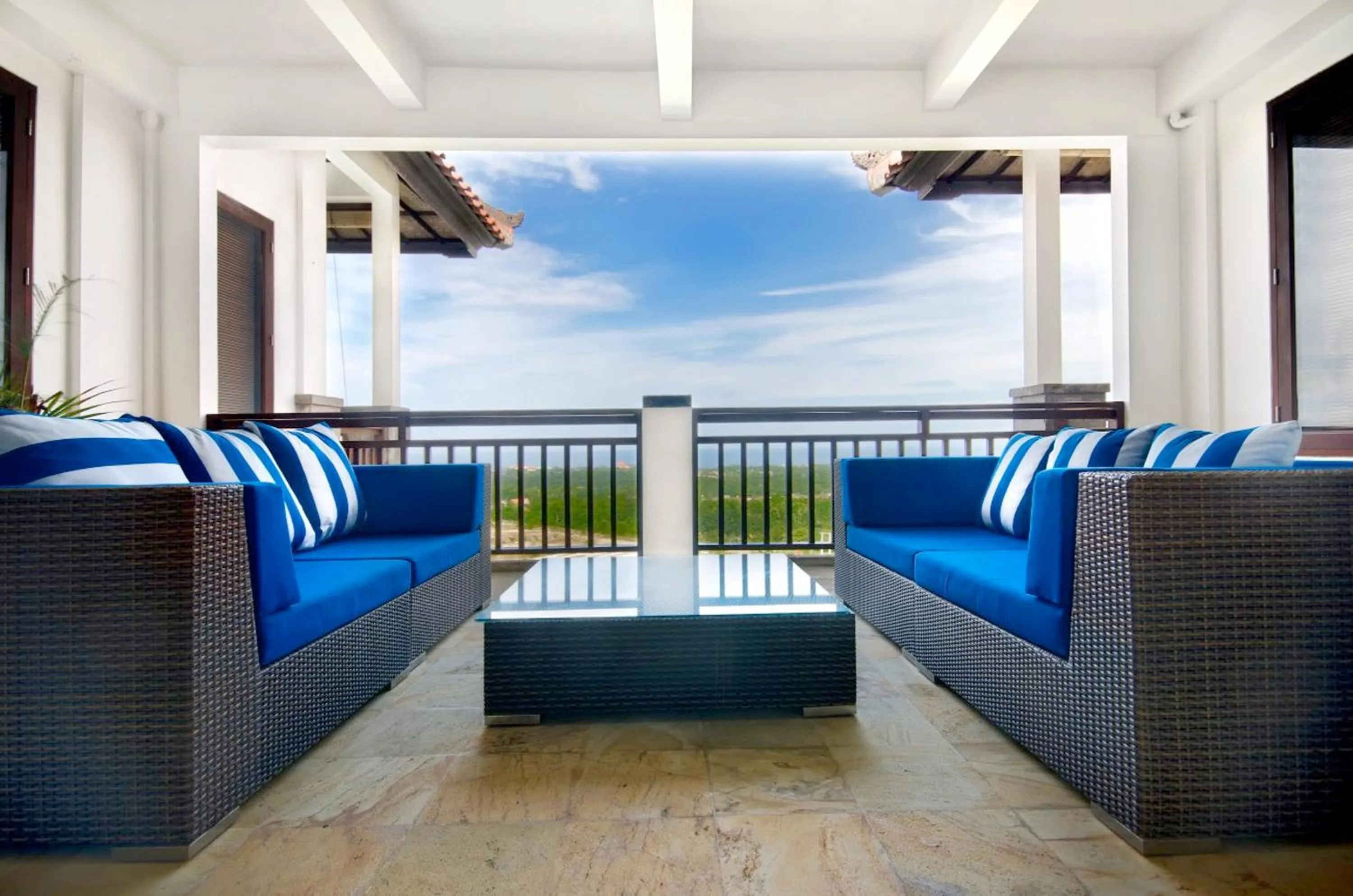 Balcony/Terrace in Villa Bali Blue