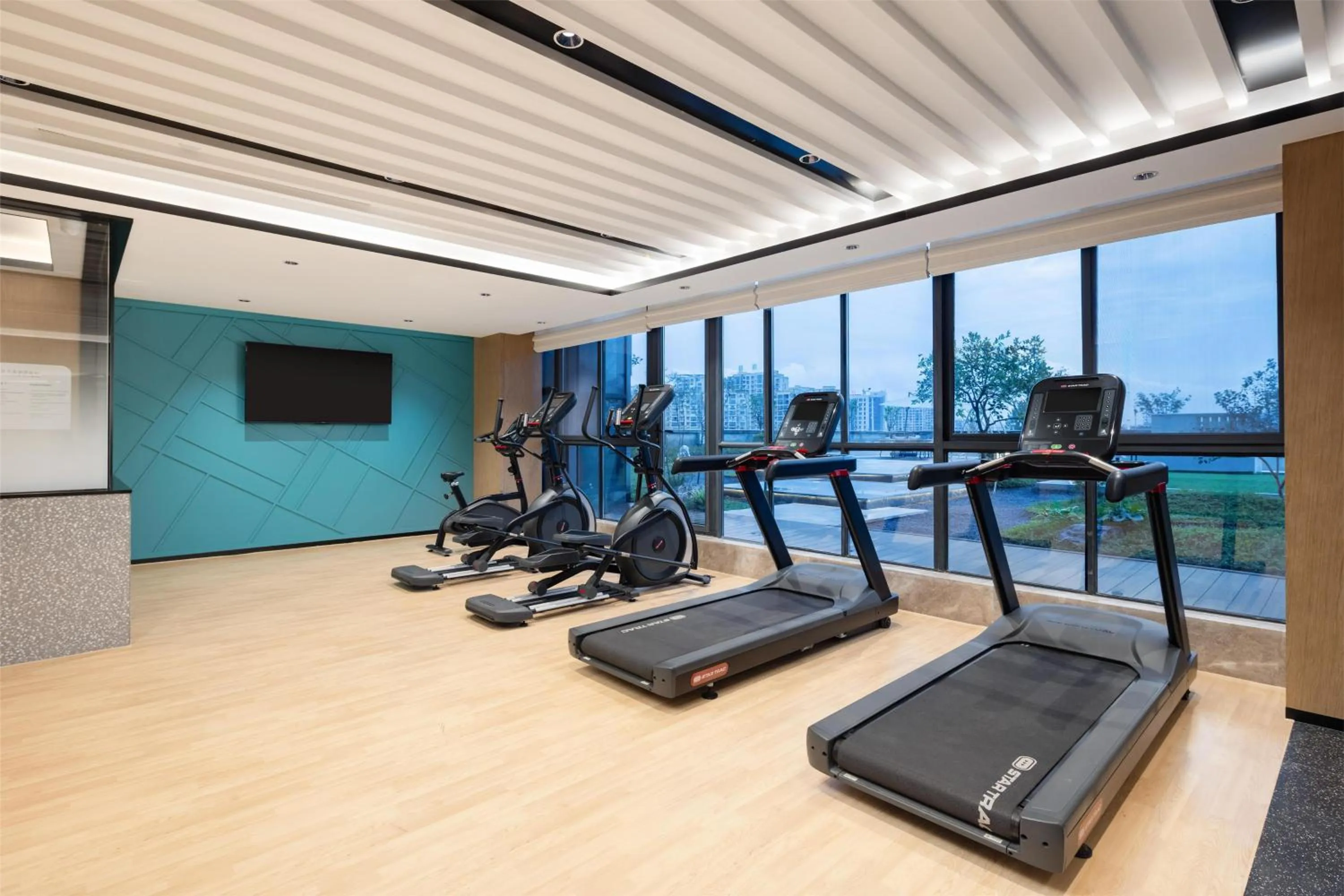 Fitness centre/facilities in Hilton Garden Inn Zhuji East
