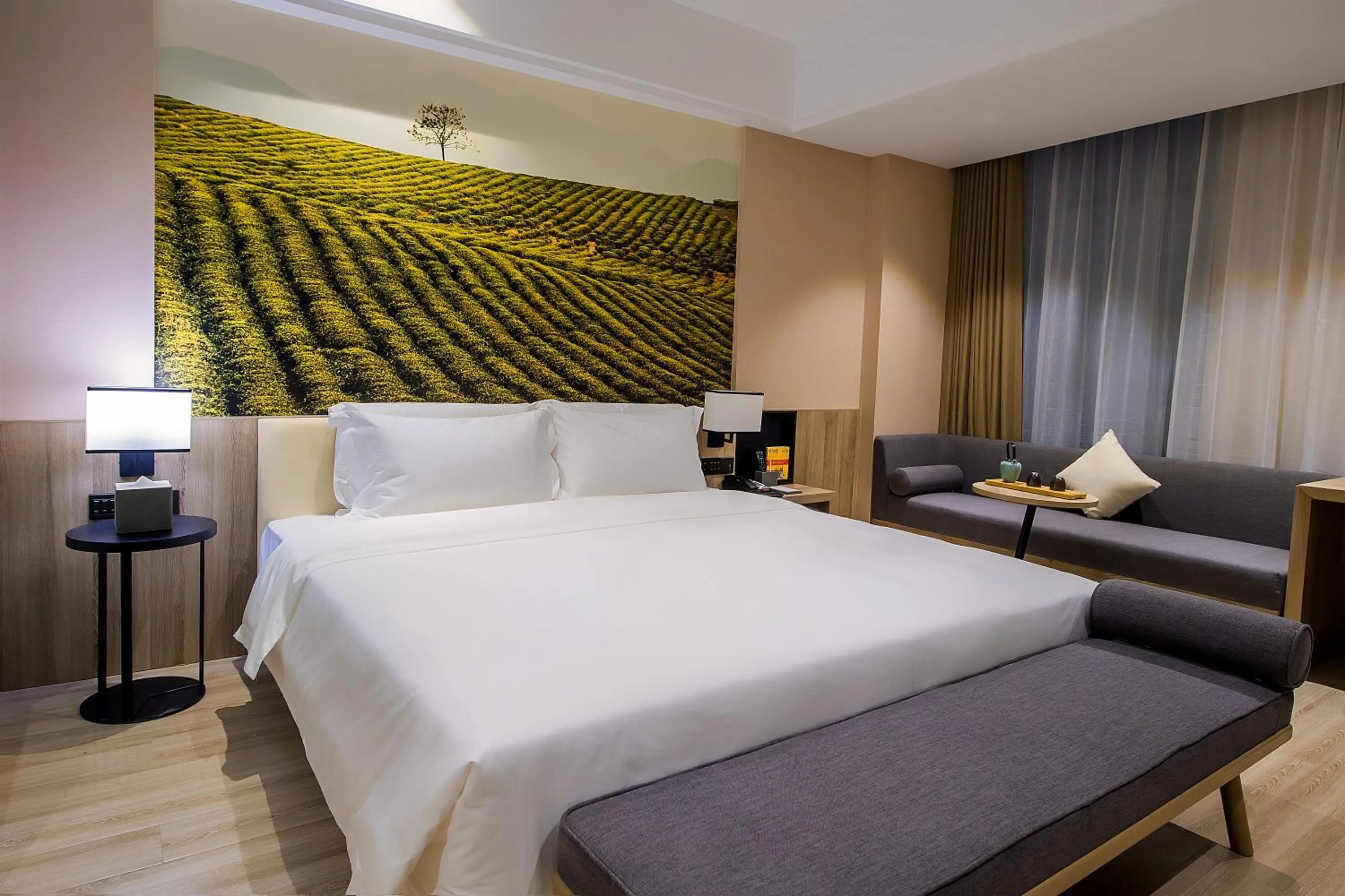 Bed in Hilton Garden Inn Zhuji East