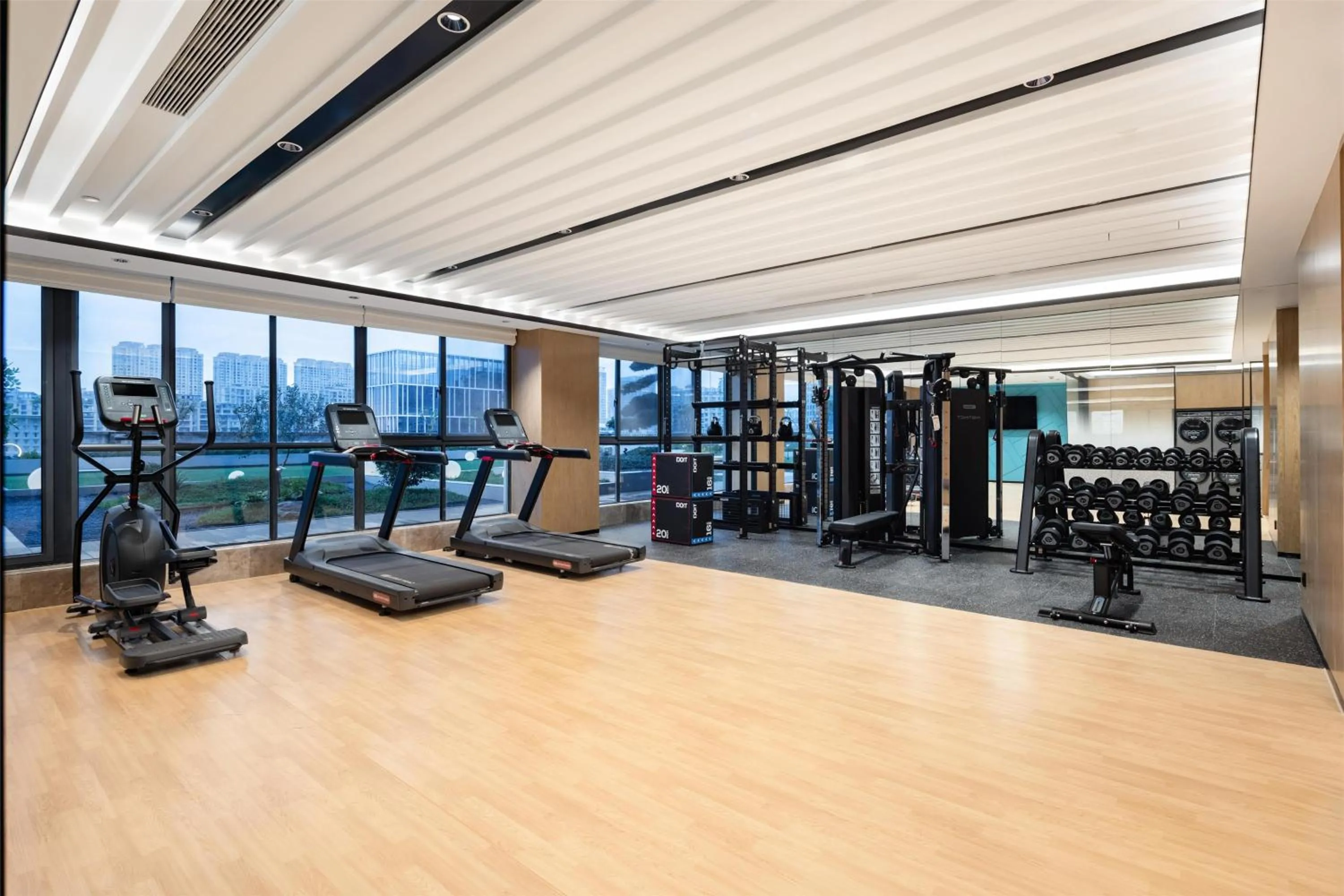 Fitness centre/facilities in Hilton Garden Inn Zhuji East