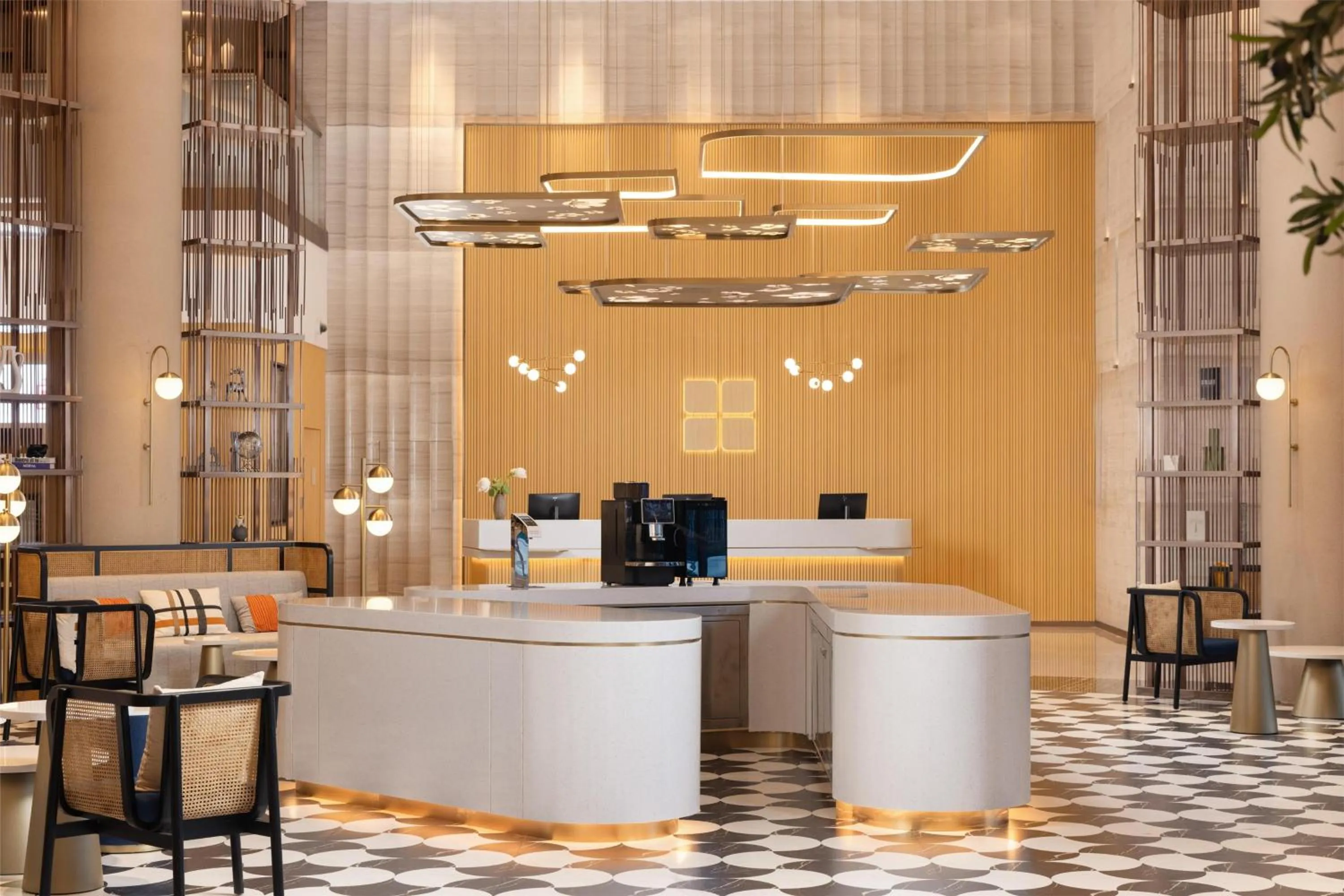 Lobby or reception in Hilton Garden Inn Zhuji East