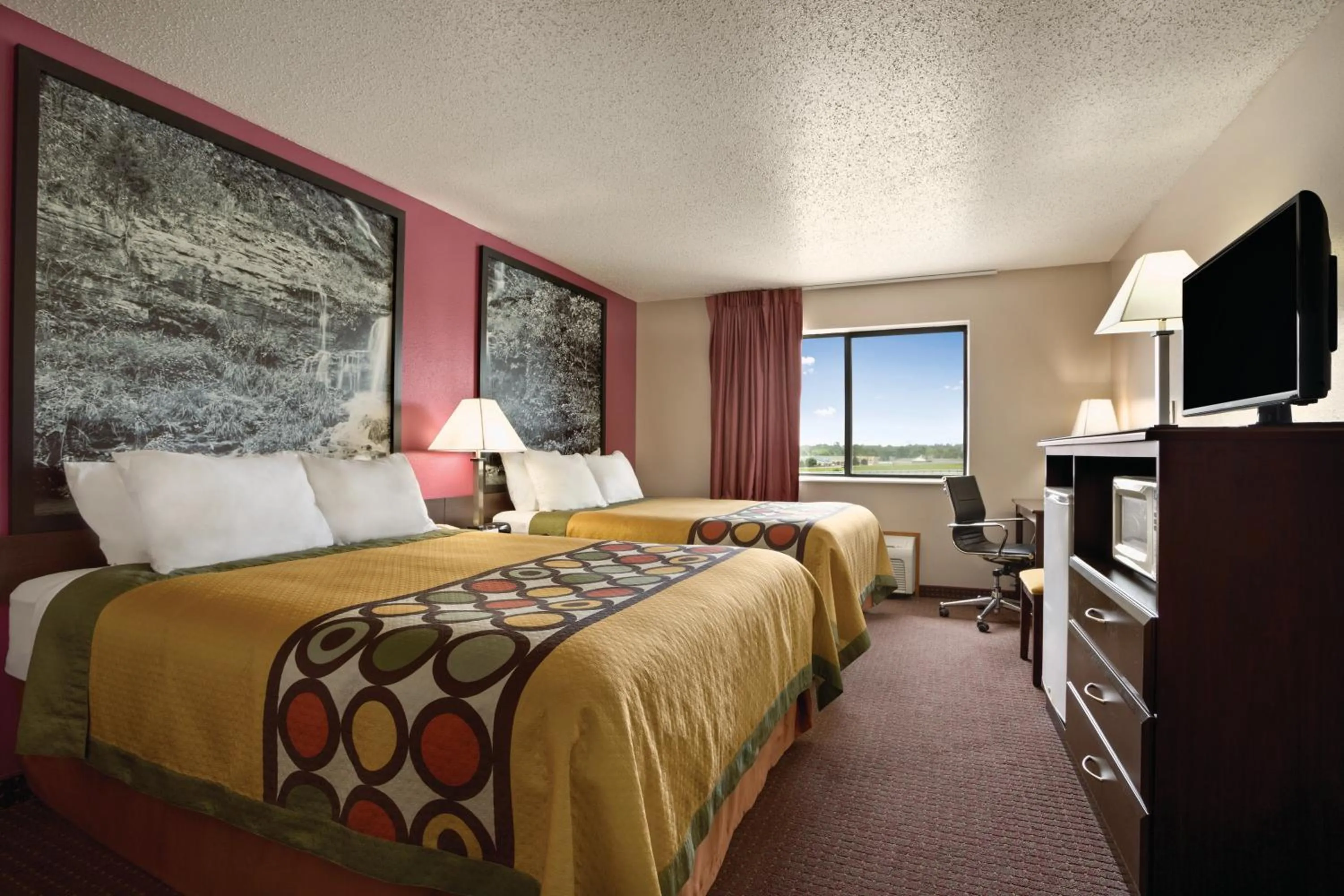 Bed in Super 8 by Wyndham Cameron