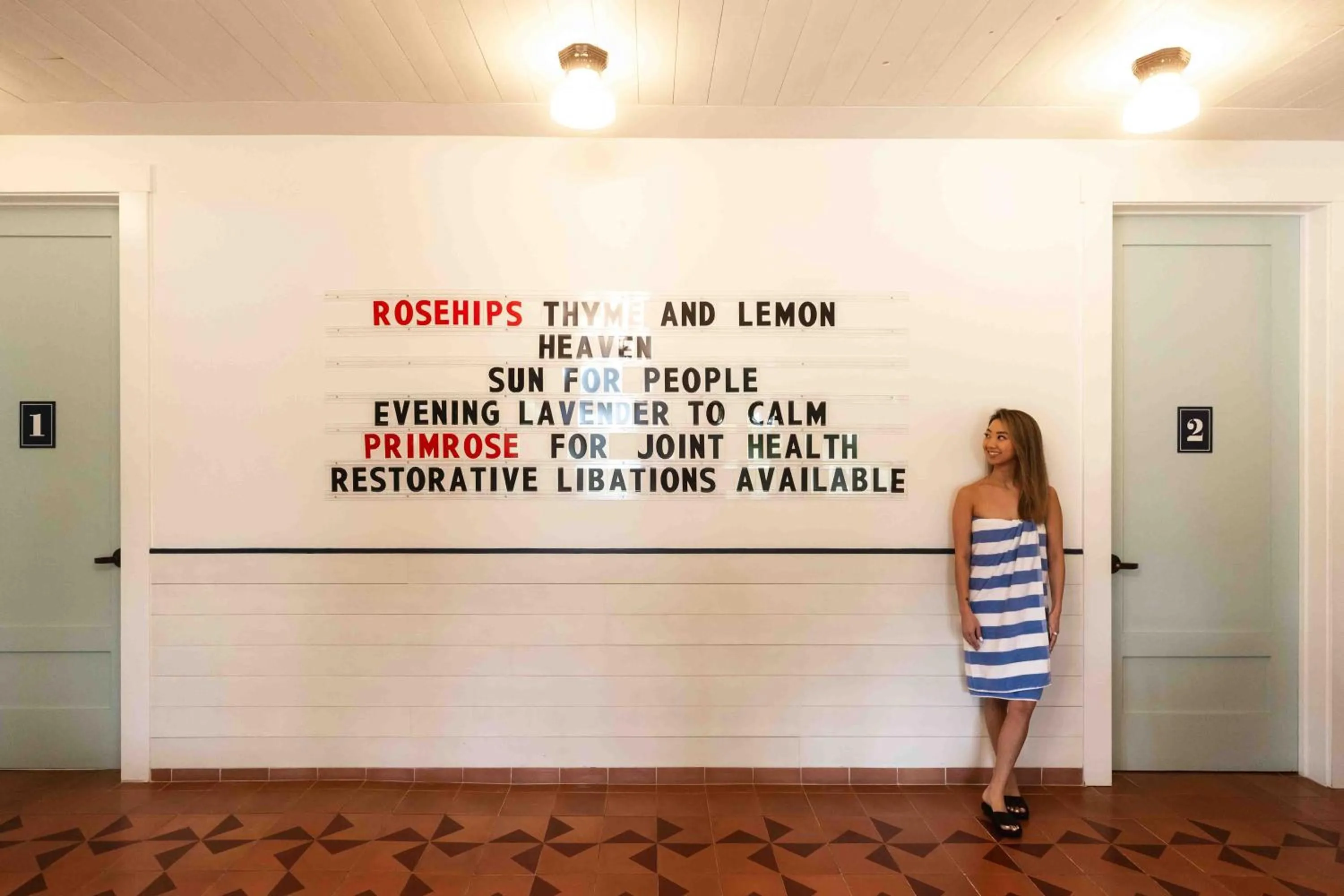 Spa and wellness centre/facilities in Calistoga Motor Lodge and Spa