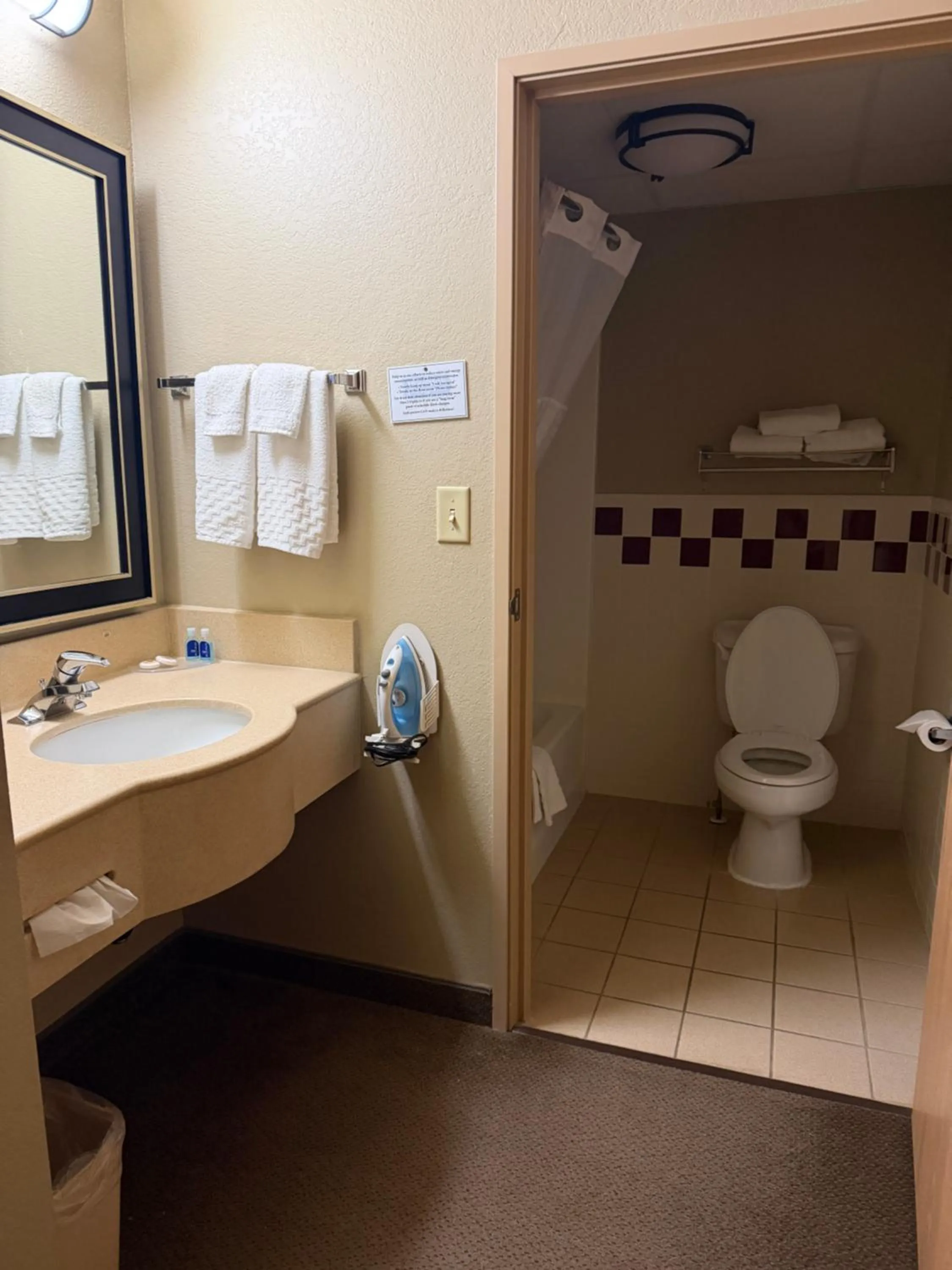 Bathroom in Rodeway Inn Hesston